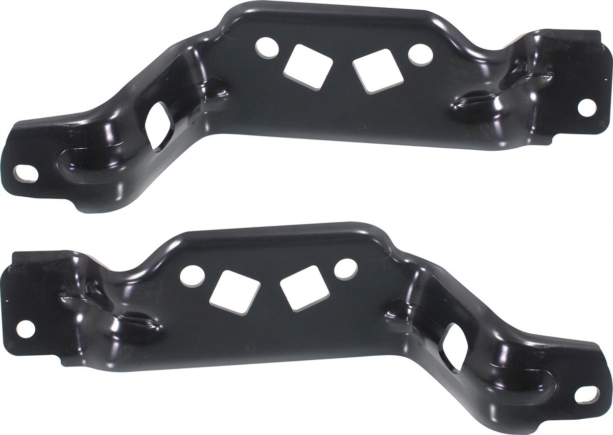 AM F SERIES SUPER DUTY 11-16 FRONT BUMPER BRACKET RH AND LH Outer SKU SET REPF013129 Partslink FO1067186 FO1066186 OEM BC3Z17754B BC3Z17755B