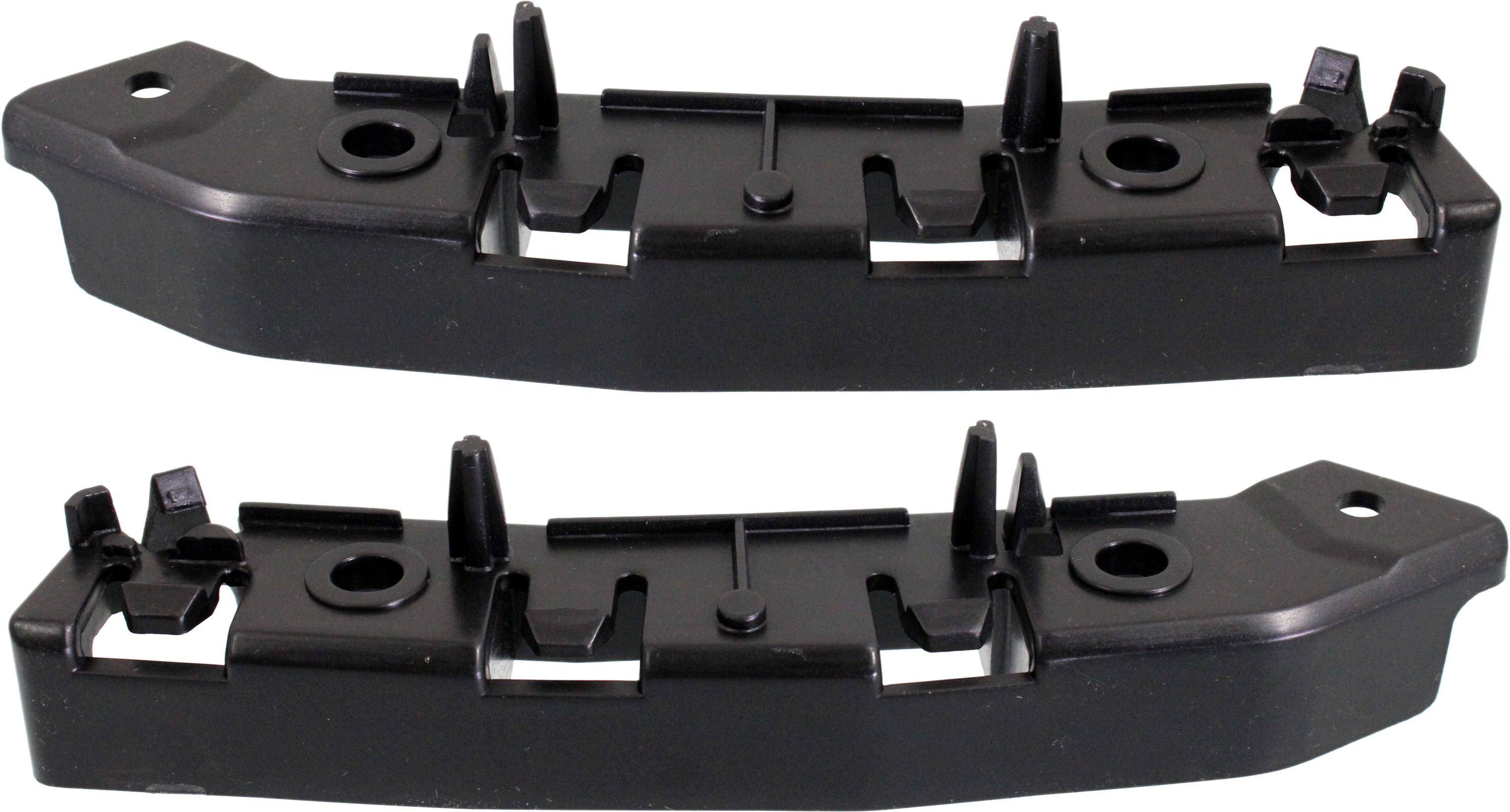 AM FOCUS 12-18 FRONT BUMPER BRACKET RH AND LH Side Cover Reinforcement Plastic Hatchback Sedan SKU SET REPF013147 Partslink FO1027111 FO1026111 OEM CP9Z17C947A CP9Z17C947B