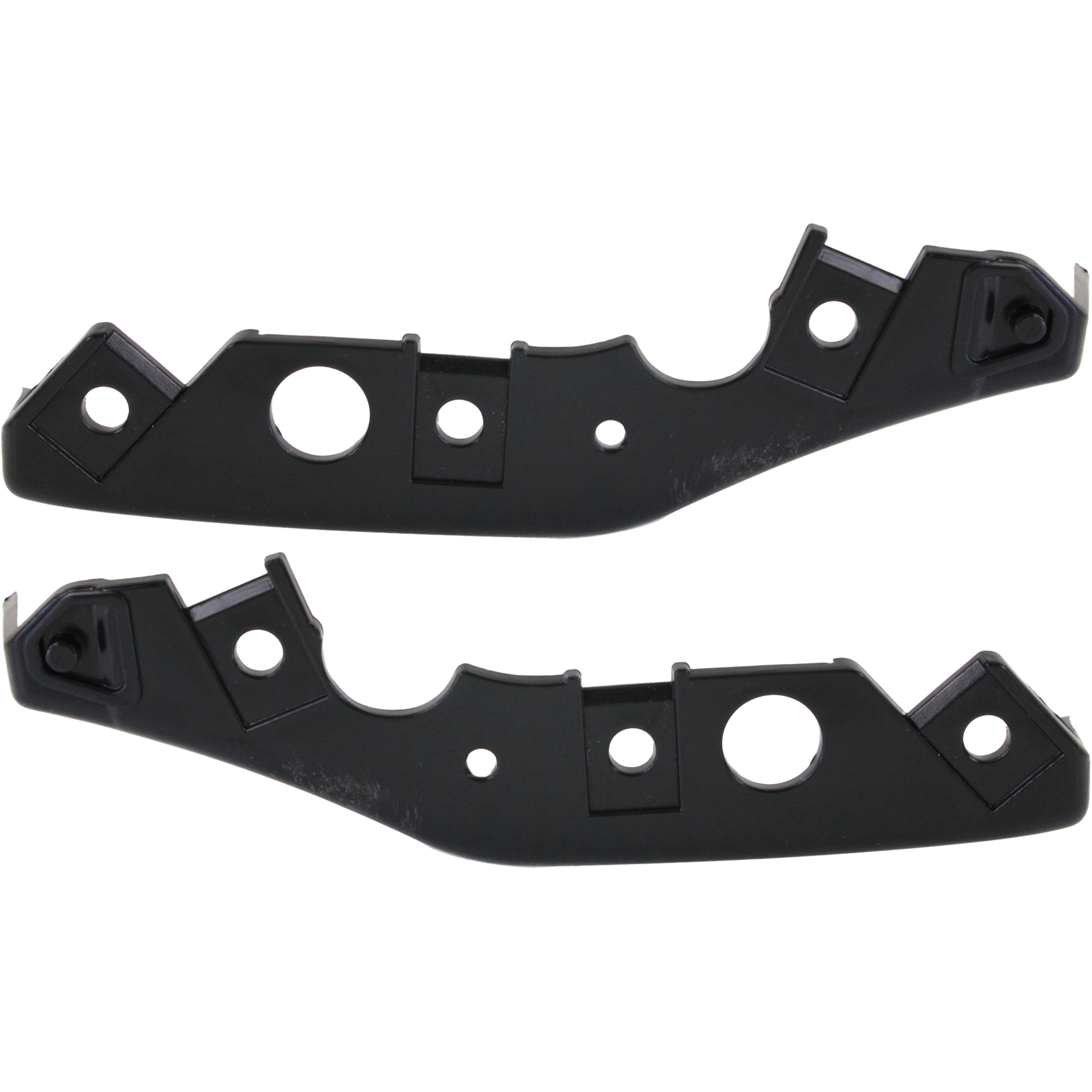 AM FIESTA 11-19 FRONT BUMPER BRACKET RH AND LH Plastic HB w or w o Body Kit Sdn SKU SET REPF013157 Partslink FO1043128 FO1042128 OEM AE8Z17E856A AE8Z17E857A