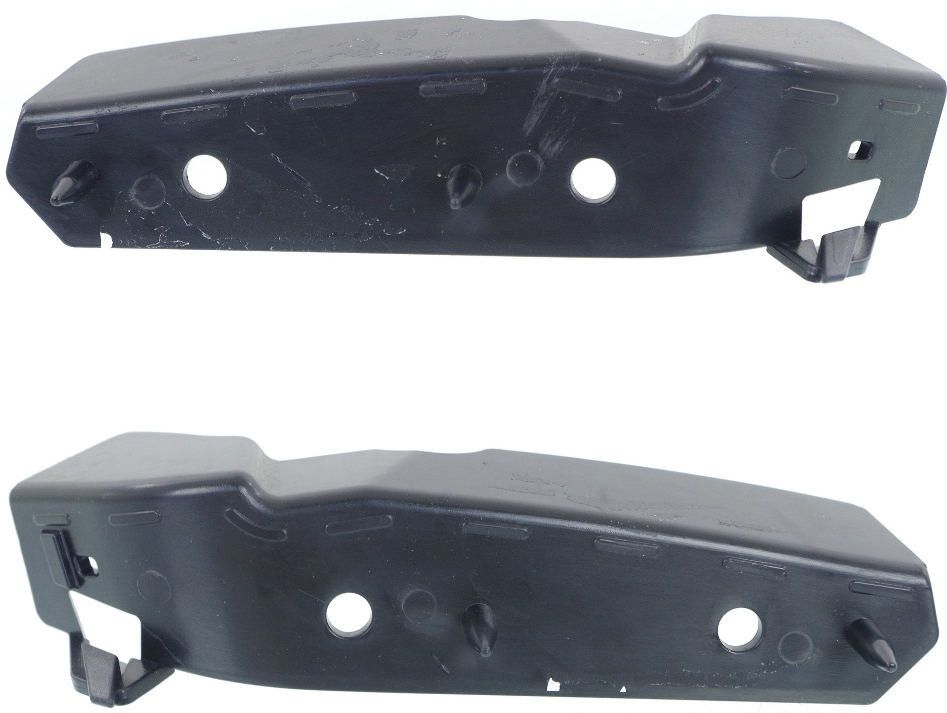 AM EXPEDITION NAVIGATOR 15-17 FRONT BUMPER BRACKET RH AND LH Side Cover Plastic SKU SET REPF013167 Partslink FO1043136 FO1042136 OEM FL1Z17E856A FL1Z17E857A