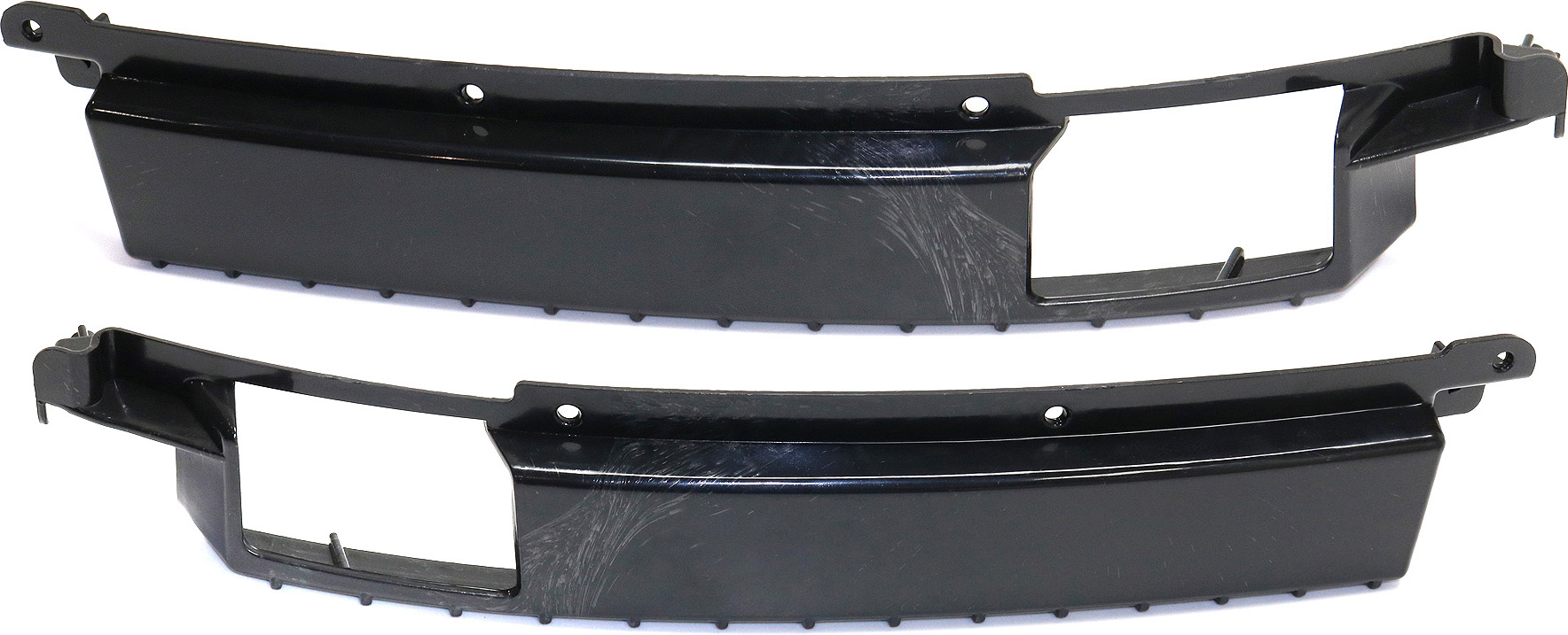 AM FUSION 13-16 FRONT BUMPER BRACKET RH AND LH Side Cover Bracket Plastic SKU SET REPF013173 Partslink FO1043134 FO1042134 OEM DS7Z17E856A DS7Z17E857A