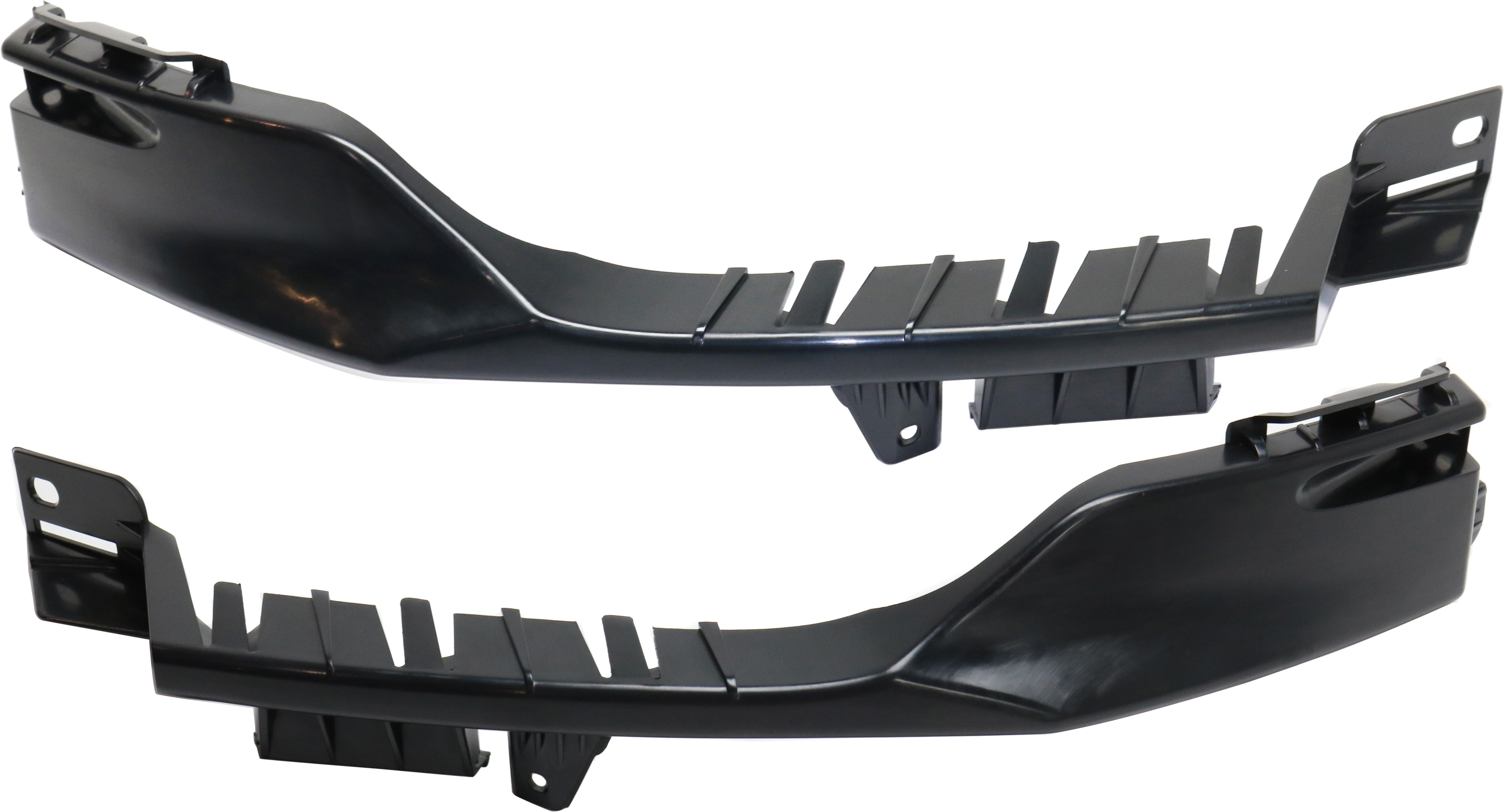AM FLEX 09-12 FRONT BUMPER BRACKET RH AND LH Upper Cover SKU SET REPF013177 Partslink FO1042126 FO1043126 OEM 8A8Z17C972A 8A8Z17C973A
