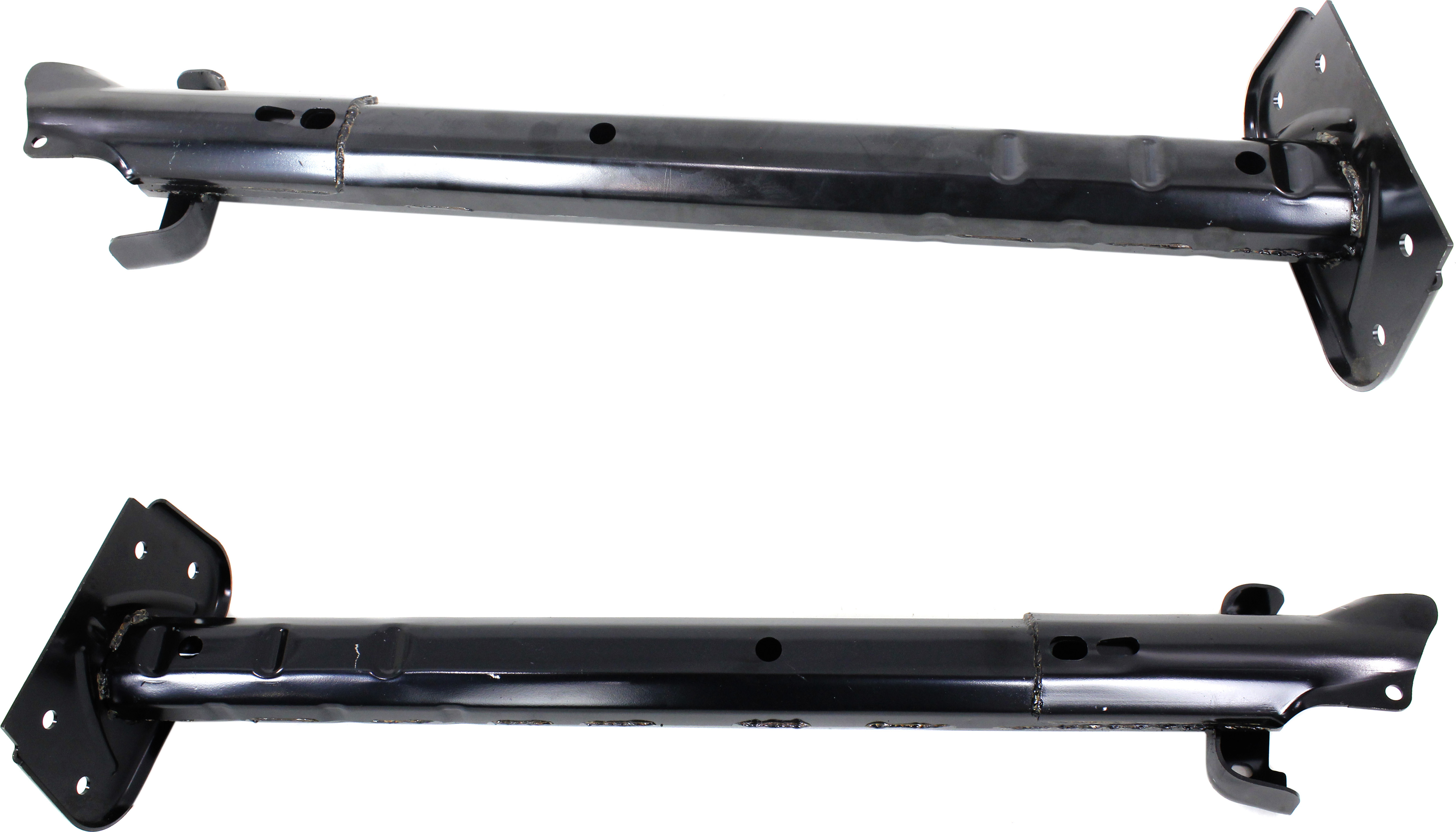 AM TRANSIT VAN 15-19 FRONT BUMPER BRACKET RH AND LH Lower Extension SKU SET REPF013185 Partslink FO1252105 FO1253105 OEM CK4Z6110120C CK4Z6110121C