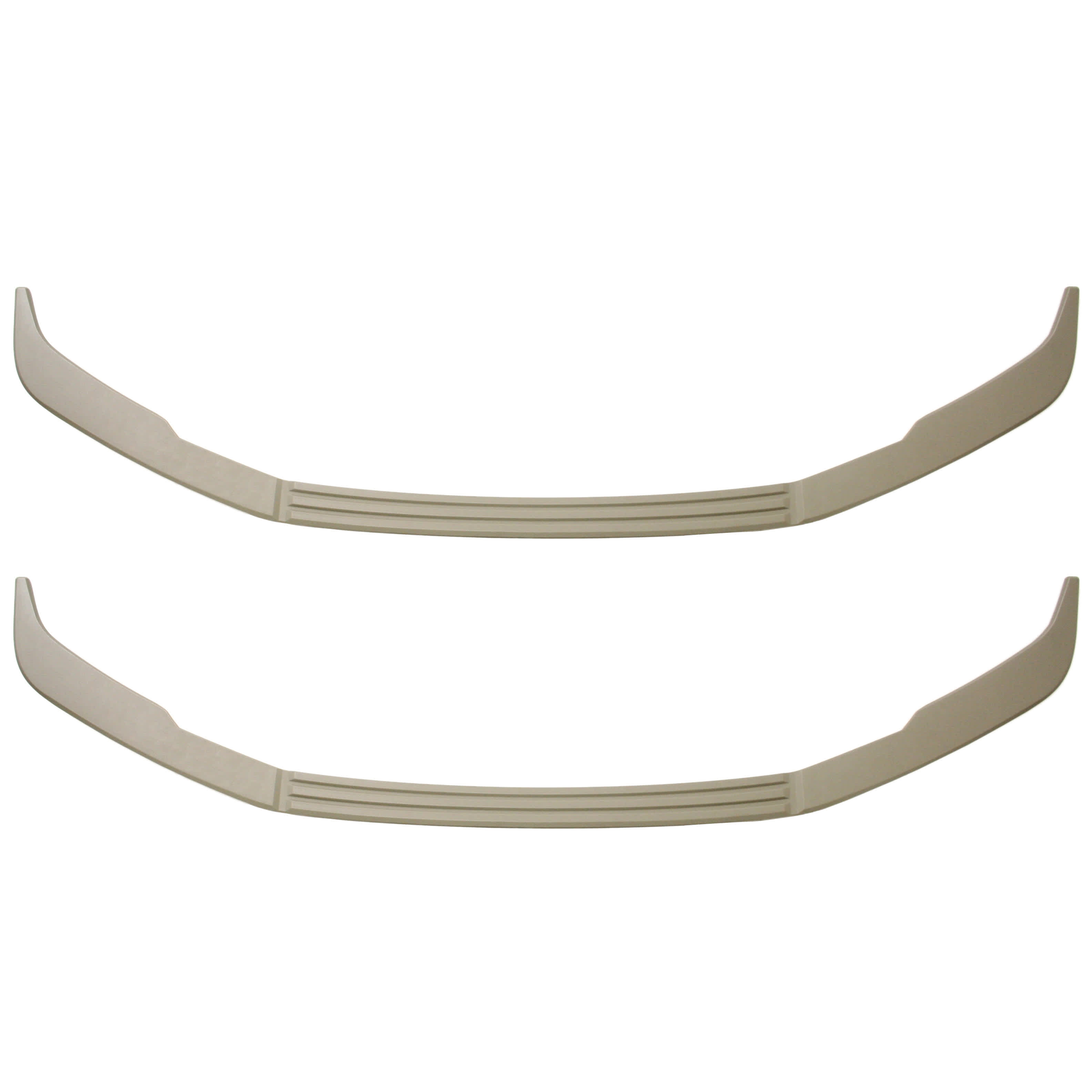 AM F SERIES SUPER DUTY 08-10 FRONT BUMPER MOLDING RH AND LH Textured Gray King Ranch Model CAPA SKU SET REPF015904Q 2