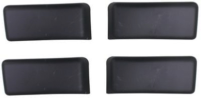 AM F 150-09-14 FRONT BUMPER MOLDING RH AND LH Textured SKU SET REPF017101 Partslink FO1053100 OEM 9L3Z17E810B