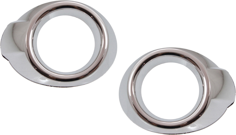 AM FOCUS 12-14 FRONT FOG LAMP MOLDING RH AND LH Chrome S SE SEL Models SKU SET REPF018905 Partslink FO1039117 FO1038117 OEM CP9Z17E810C CP9Z17E811C