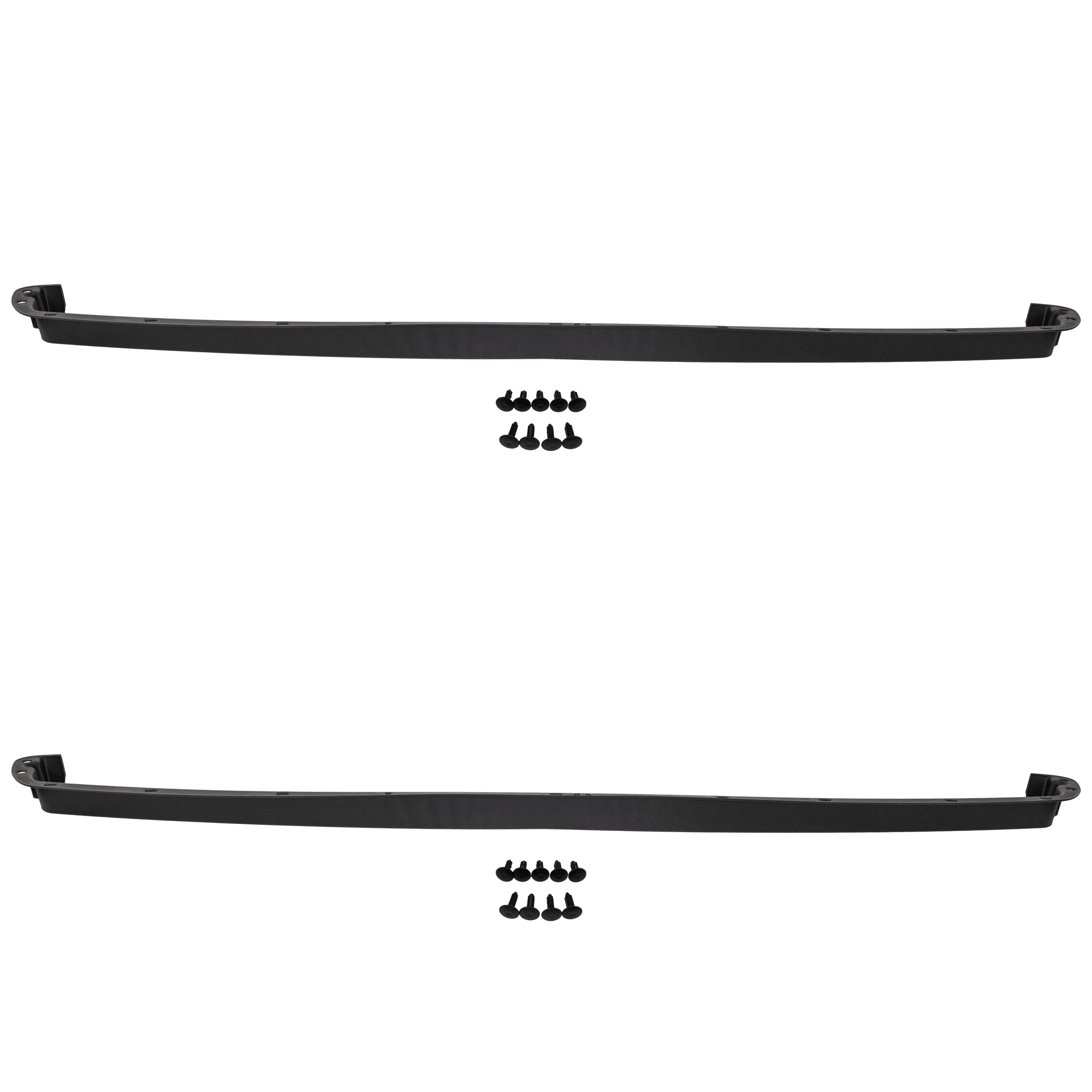 AM ECONOLINE VAN 01-07 FRONT BUMPER MOLDING RH AND LH Deflector Chrome Painted SKU SET REPF040301-2