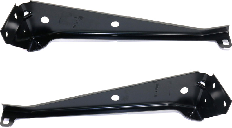 AM F 150-09-14 GRILLE BRACKET RH AND LH Steel SKU SET REPF072315 Partslink FO1207125 FO1207124 OEM 9L3Z8182A 9L3Z8182B