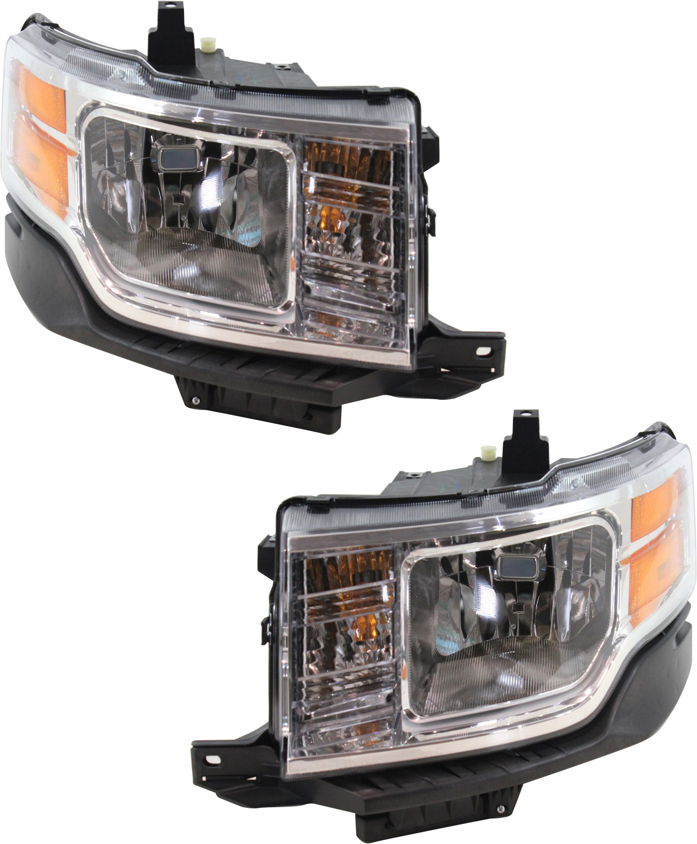 AM FLEX 09-12 HEAD LAMP RH AND LH Assembly Halogen SE SEL Models SKU SET REPF100125 Partslink FO2503266 FO2502266 OEM 8A8Z13008A 8A8Z13008B