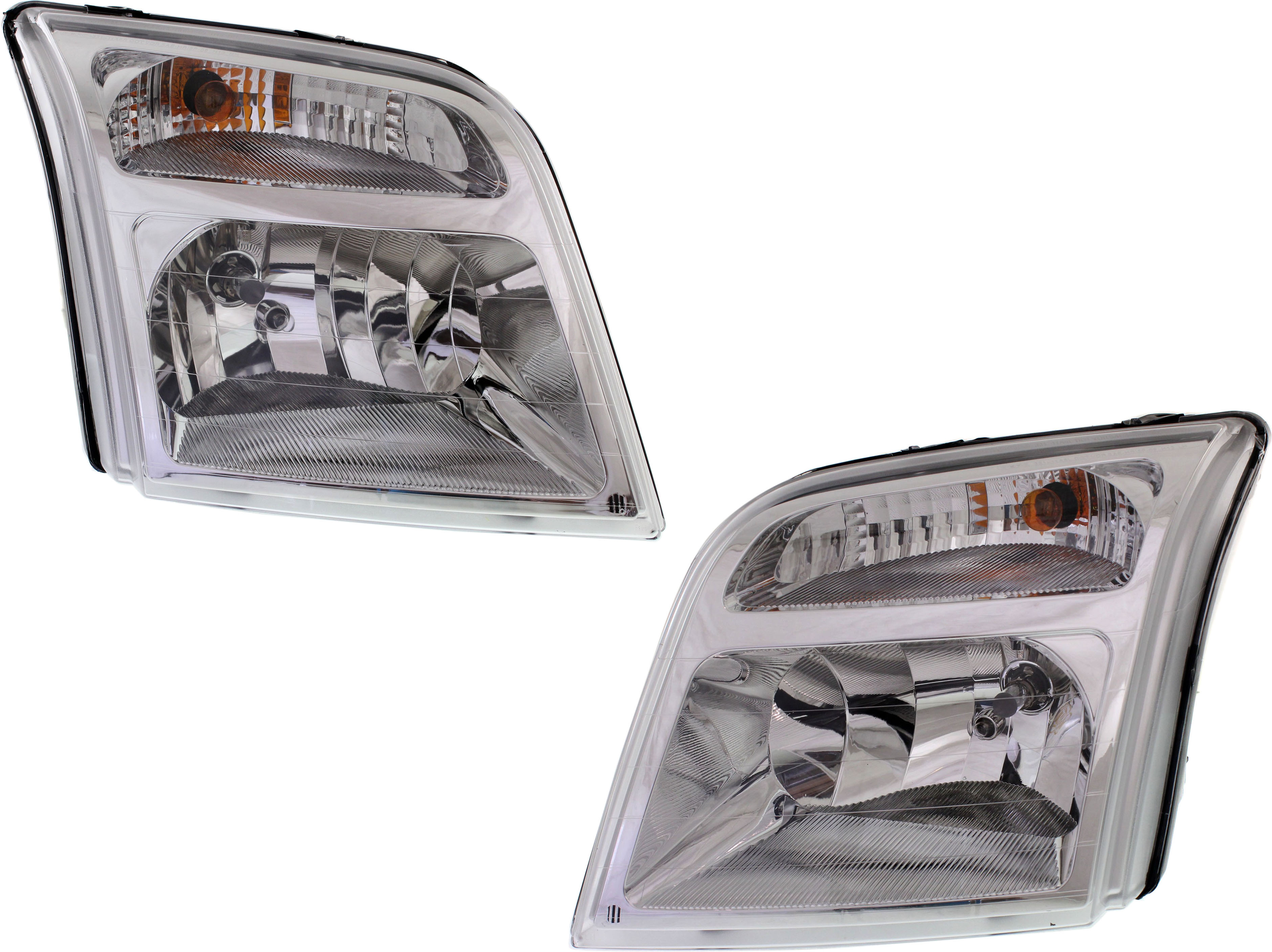 AM TRANSIT CONNECT 10-13 HEAD LAMP RH AND LH Assembly Halogen SKU SET REPF100139 Partslink FO2503296 FO2502296 OEM 9T1Z13008D 9T1Z13008C