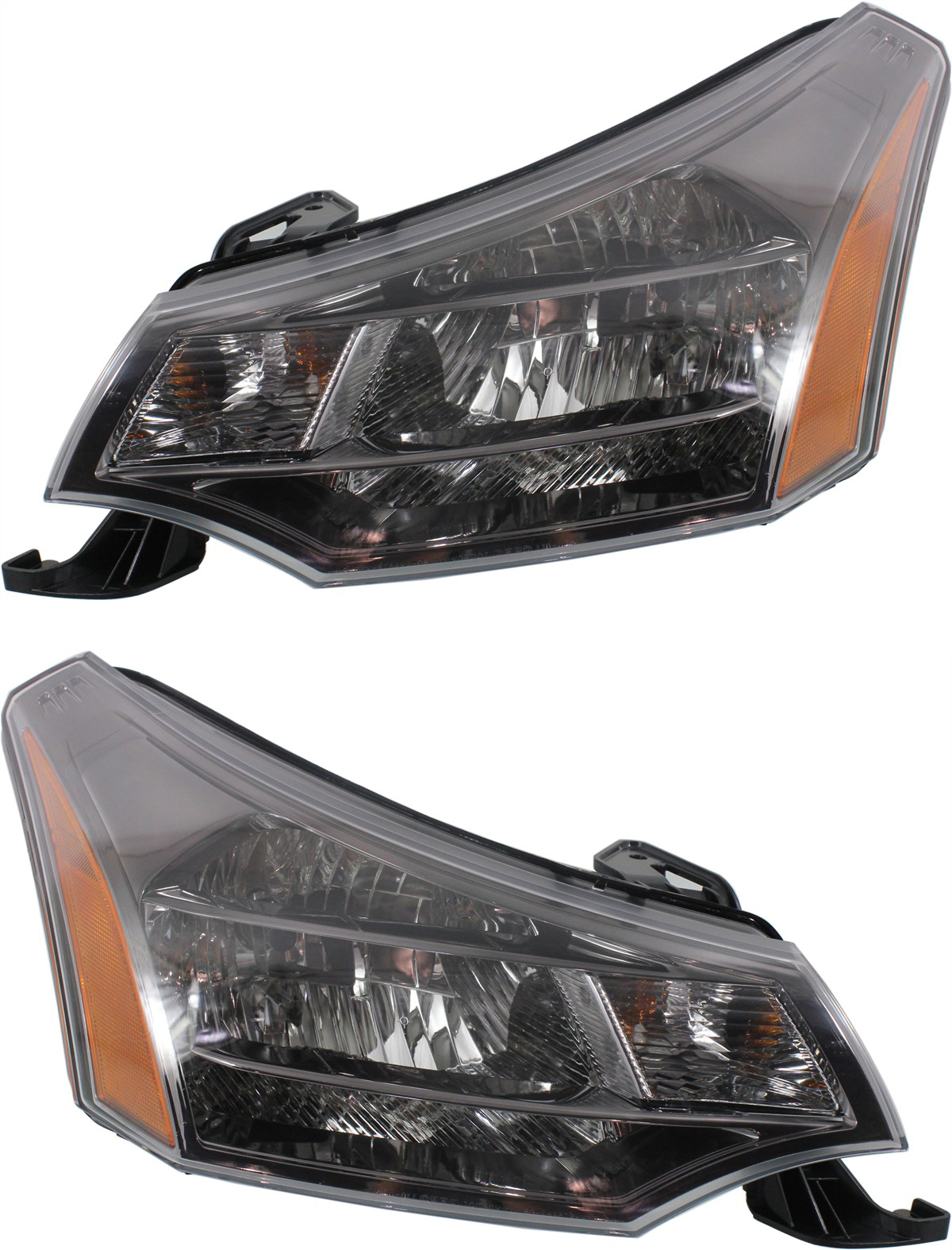 AM FOCUS 09-11 HEAD LAMP RH AND LH Assembly Halogen Coupe 09-10 Sedan SES Model 10-11 SKU SET REPF100175 Partslink FO2503269 FO2502269 OEM 9S4Z13008C 9S4Z13008D