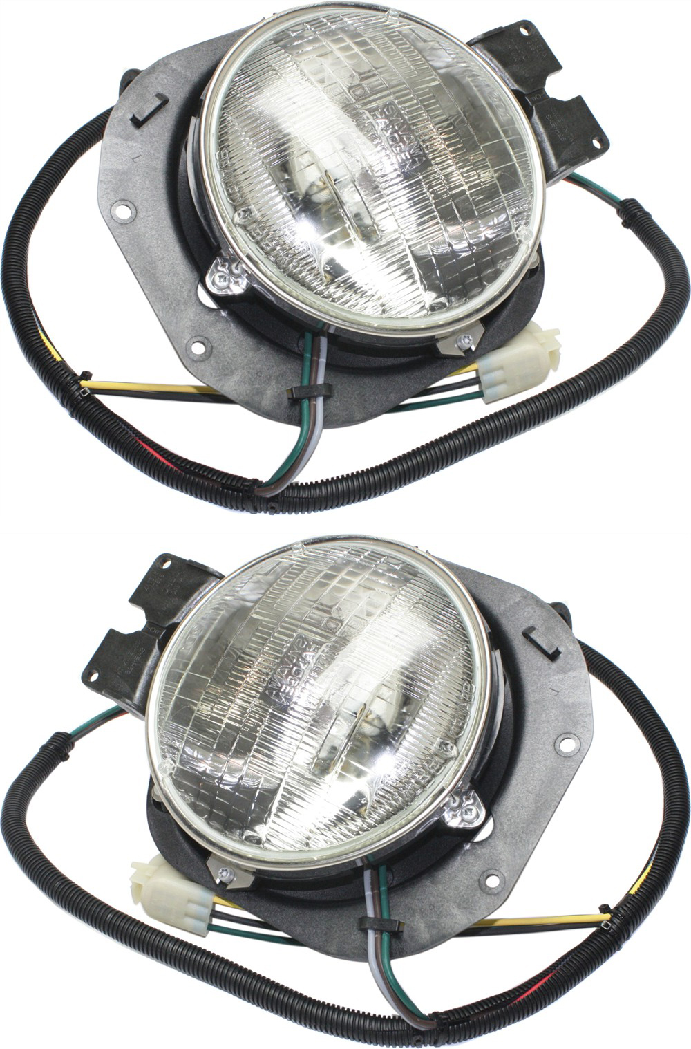 AM CENTURY CLASS 96-05 HEAD LAMP RH AND LH Assembly Halogen Outer SKU SET REPF100305HD