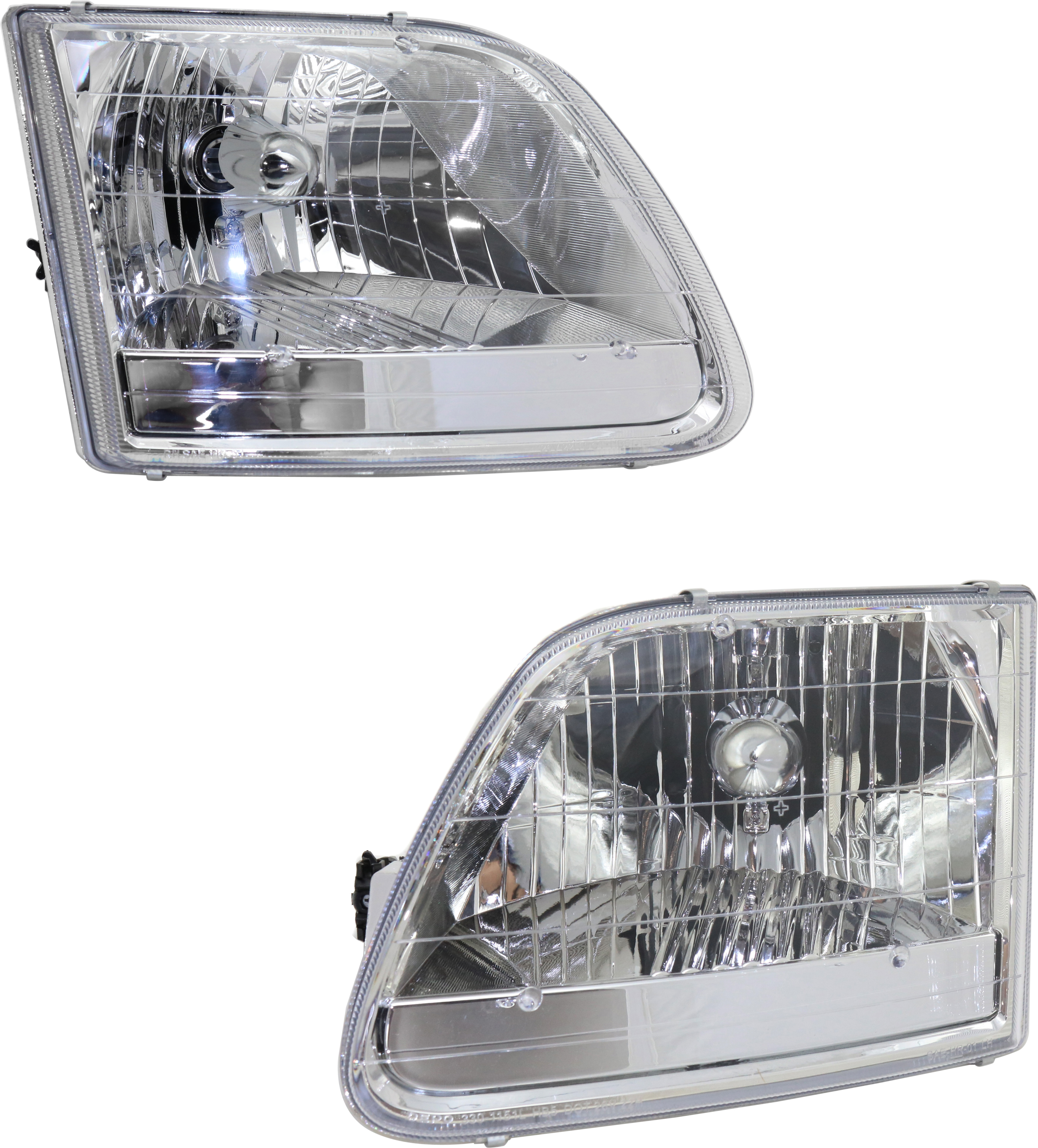 AM F 150-01-03 F 150 HERITAGE 04-04 HEAD LAMP RH AND LH Assembly Halogen 2001-2004 Style SKU SET REPF100341 Partslink FO2503211 FO2502211 OEM 3L3Z13008GA 3L3Z13008HA