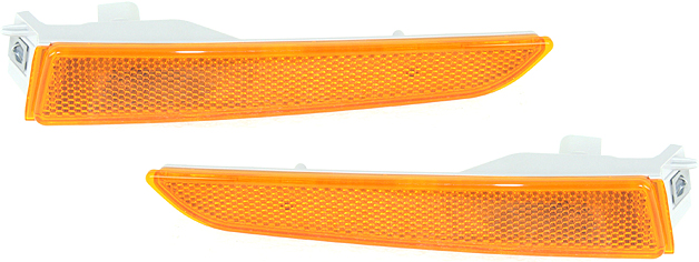 AM FUSION 10-12 FRONT SIDE MARKER LAMP RH AND LH Assembly SKU SET REPF104501 Partslink FO2551145 FO2550145 OEM AE5Z13200C AE5Z13200D