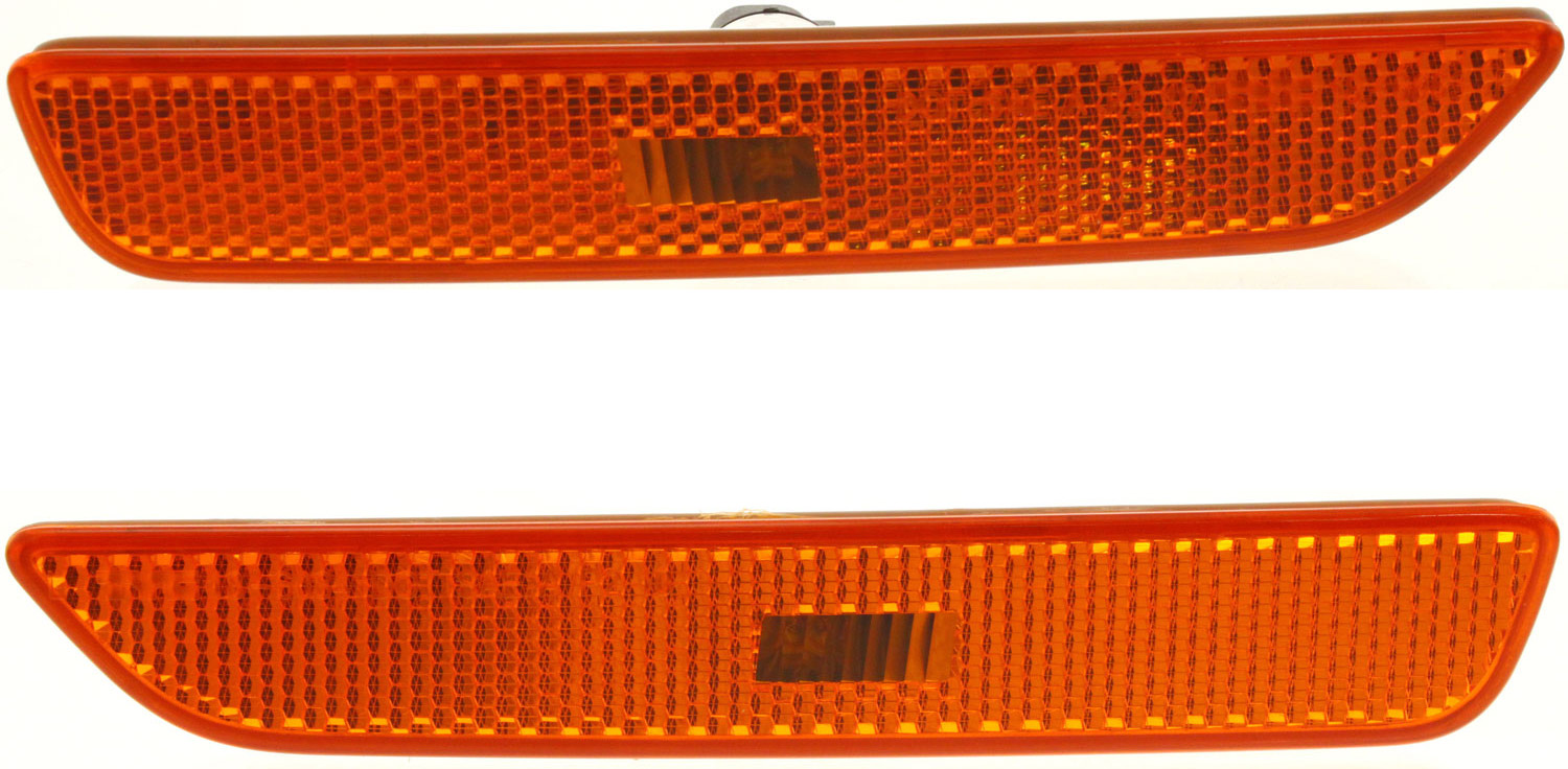 AM MUSTANG 10-14 FRONT SIDE MARKER LAMP RH AND LH Assembly CAPA SKU SET REPF104503Q Partslink FO2550144C FO2551144C OEM AR3Z15A201A AR3Z15A201B