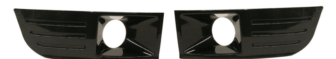 AM FLEX 09-12 FRONT FOG LAMP MOLDING RH AND LH Primed SKU SET REPF107513 Partslink FO2599104 FO2598104 OEM 8A8Z17E810CPTM 8A8Z17E811CPTM