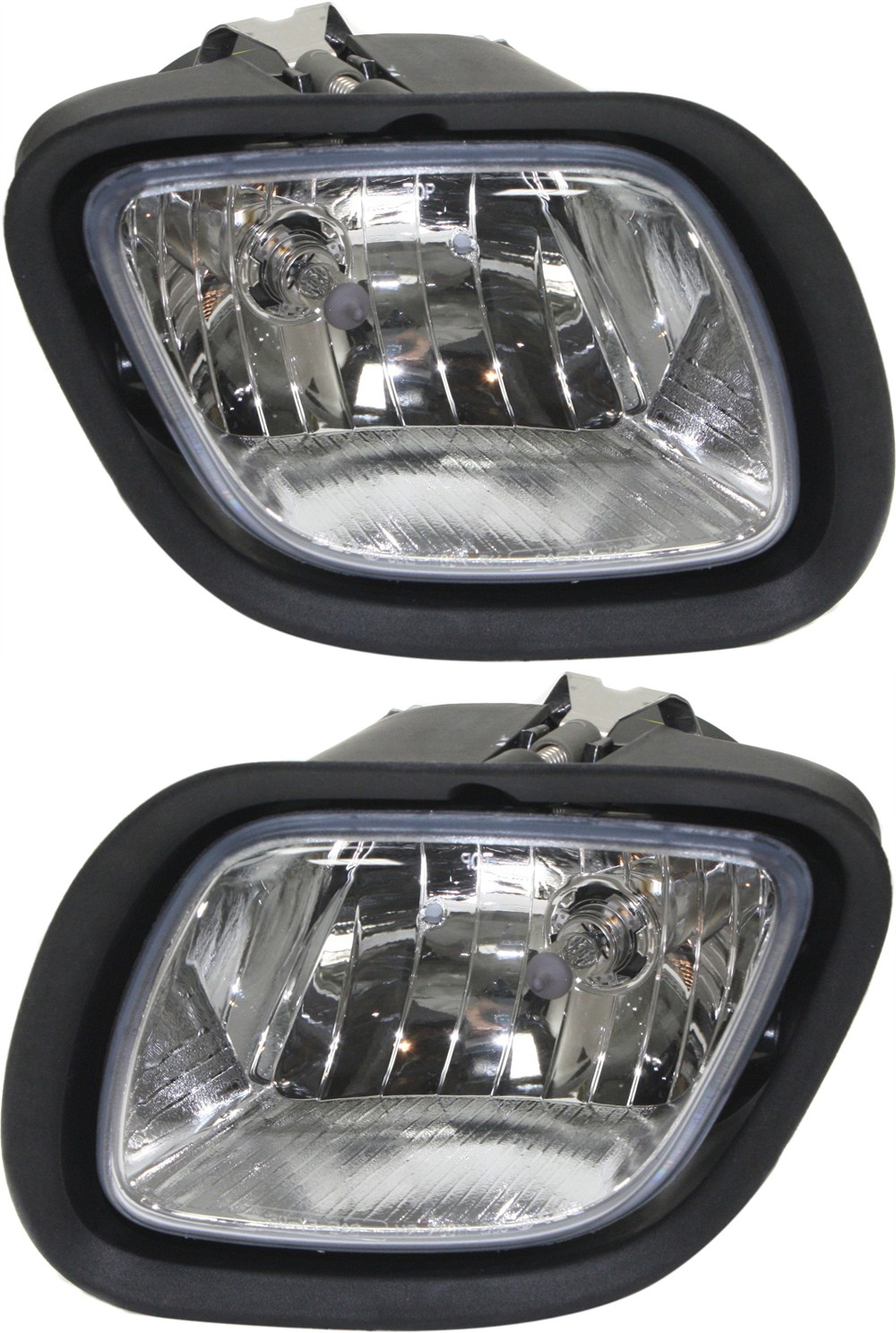 AM FREIGHTLINER CASCADIA 08-16 FRONT FOG LAMP RH AND LH Assembly Halogen w DRL SKU SET REPF107535HD Partslink FL2593103 FL2592103 OEM A0651909001 A0651909000