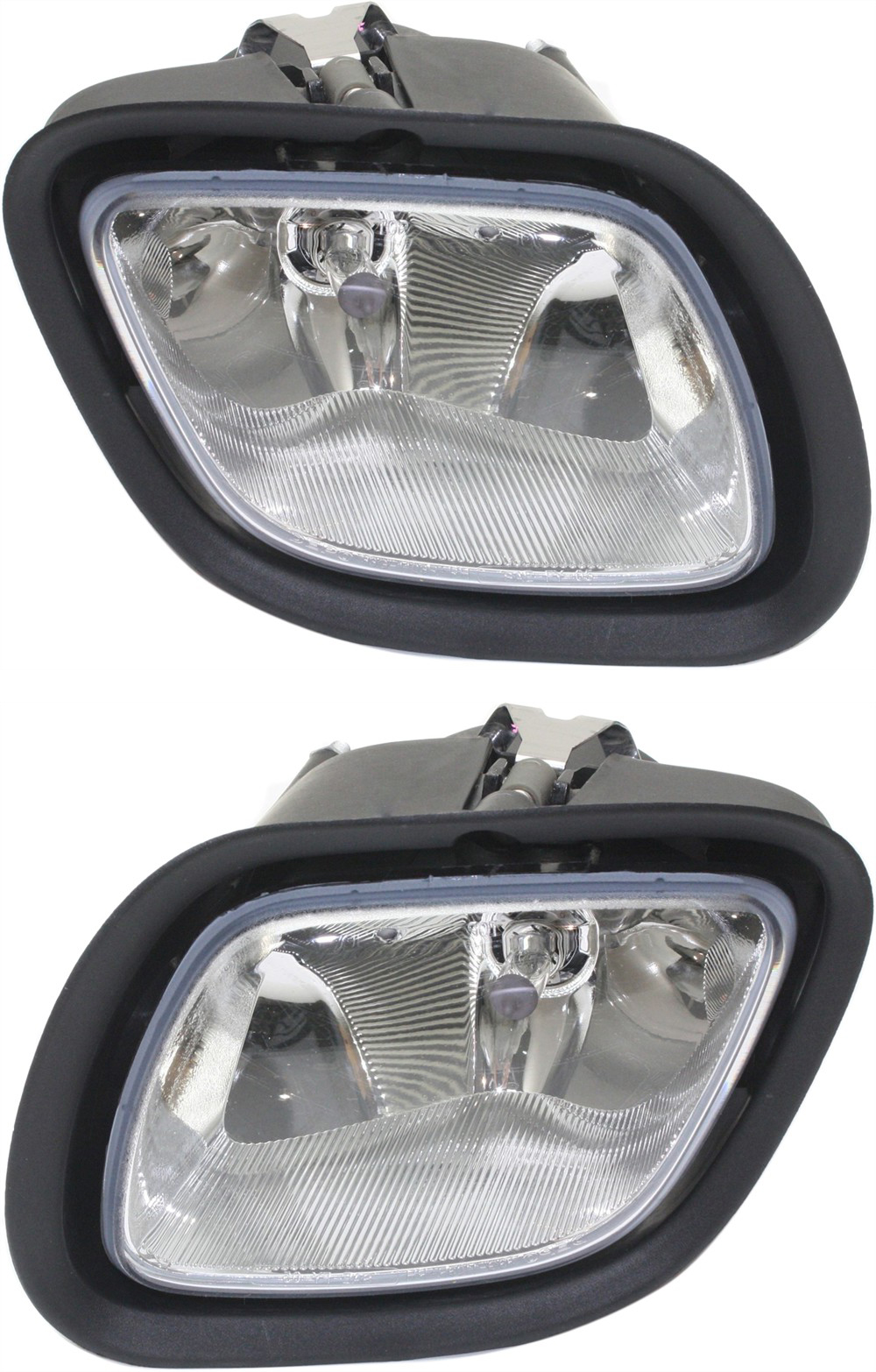 AM CASCADIA HD TRUCK 08-17 FRONT FOG LAMP RH AND LH Assembly without DRL SKU SET REPF107537HD Partslink FL2593102 FL2592102 OEM A0651908001 A0651908000