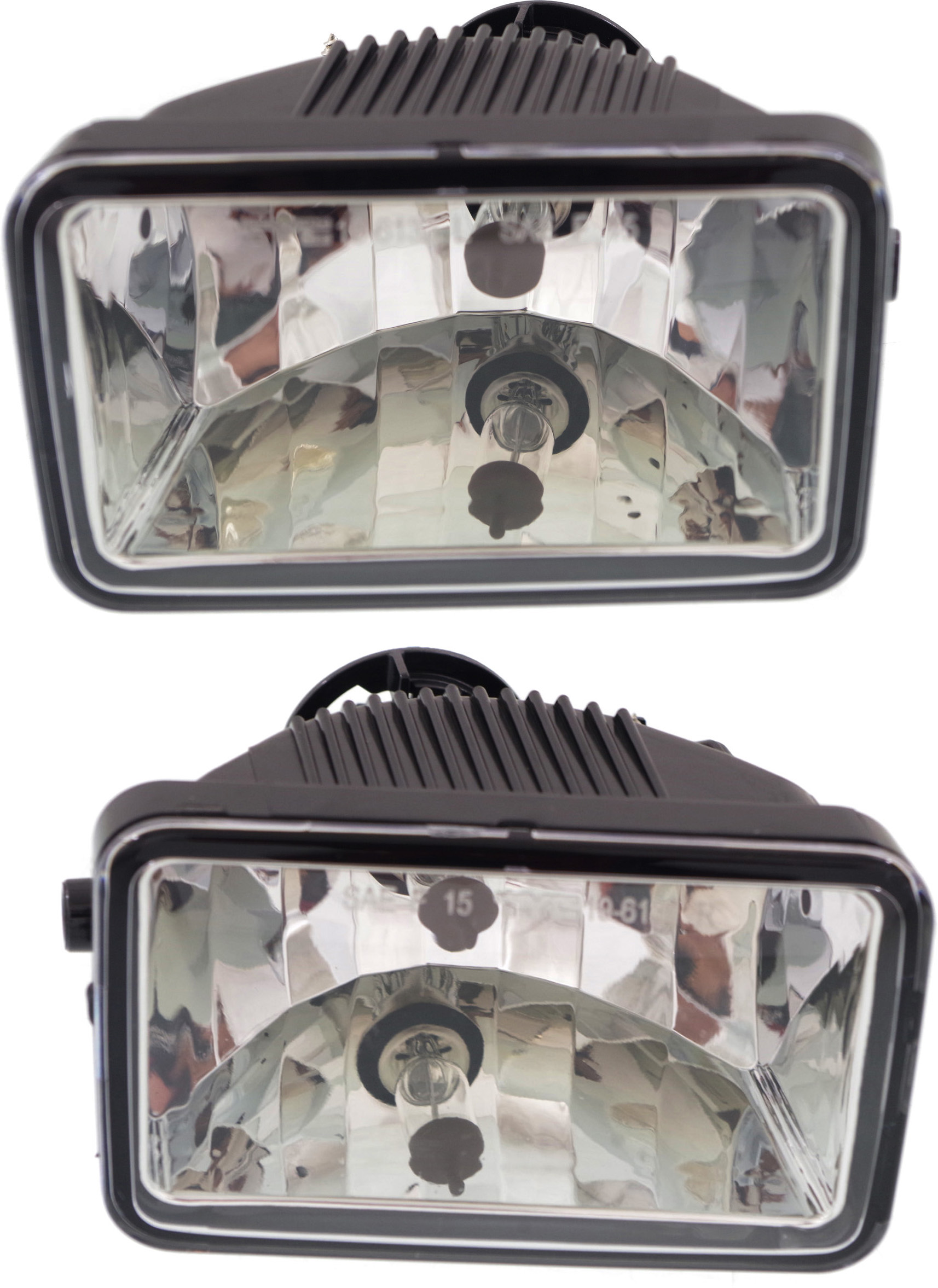 AM F 150-15-20 FRONT FOG LAMP RH AND LH Assembly Exc. Raptor Model w o Mounting Bracket SKU SET REPF107541 Partslink FO2593235 FO2592235 OEM FL3Z15200B FL3Z15201B
