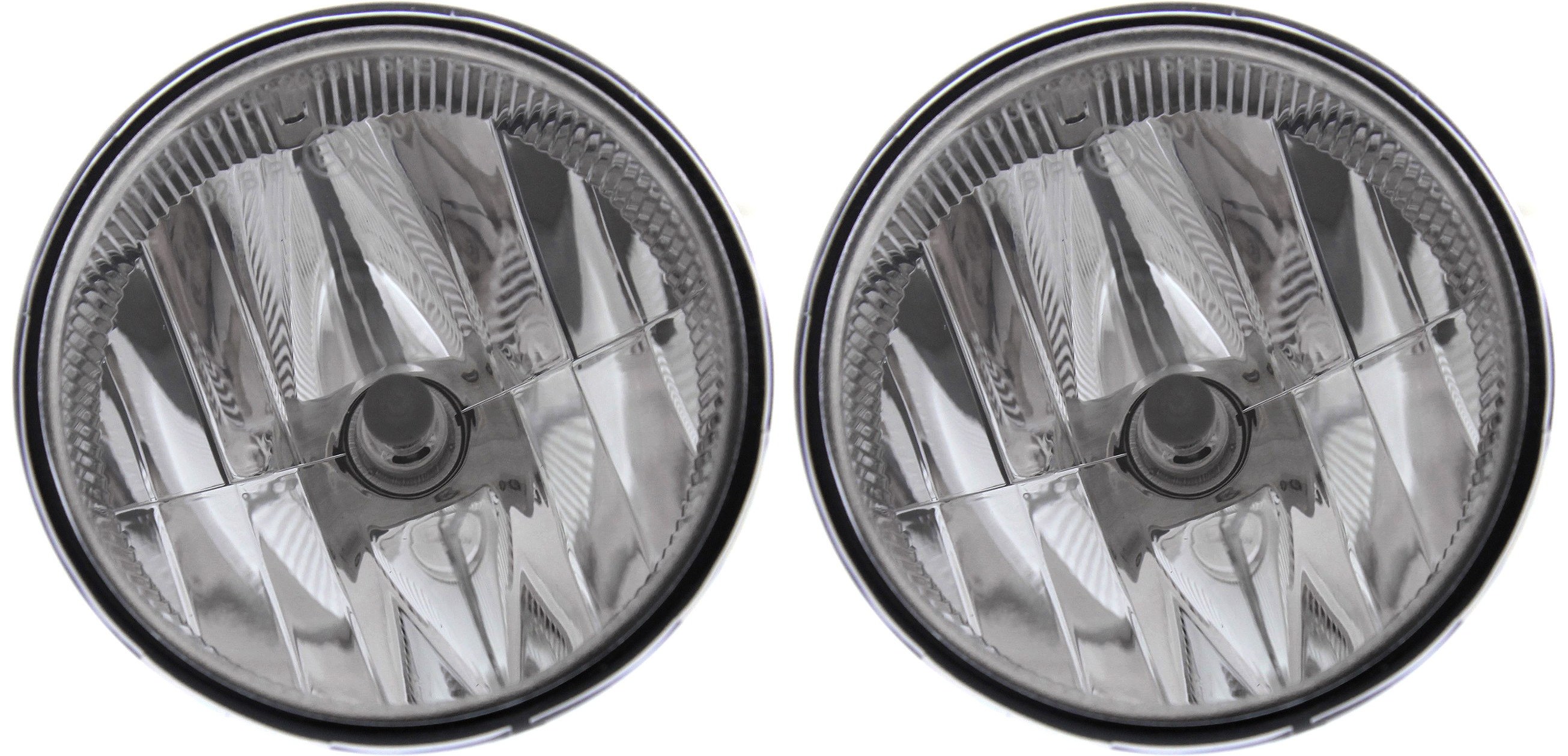 AM F 150-11-14 FRONT FOG LAMP RH AND LH Assembly Halogen CAPA SKU SET REPF107902Q 2 OEM BL3Z15200A PFM