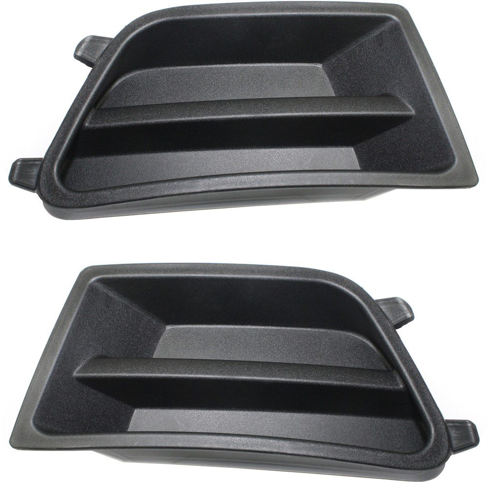 AM MUSTANG 10-12 FRONT FOG LAMP COVER RH AND LH Textured Black w o fog light hole SKU SET REPF108623 Partslink FO1039137 FO1038137 OEM AR3Z17E810AA AR3Z17E811AA