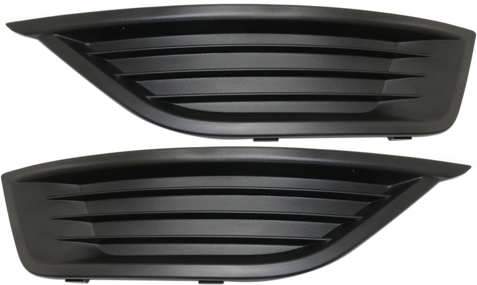 AM TAURUS 13-19 FRONT FOG LAMP COVER RH AND LH Textured Black w o fog light hole SKU SET REPF108629 Partslink FO1039142 FO1038142 OEM DG1Z17E810AA DG1Z17E811AA