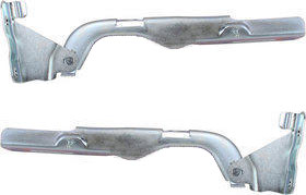 AM F 150-04-08 MARK LT 06-08 HOOD HINGE RH AND LH New Body Style SKU SET REPF130511 Partslink FO1236131 FO1236132 OEM 6L3Z16796AA 6L3Z16797AA