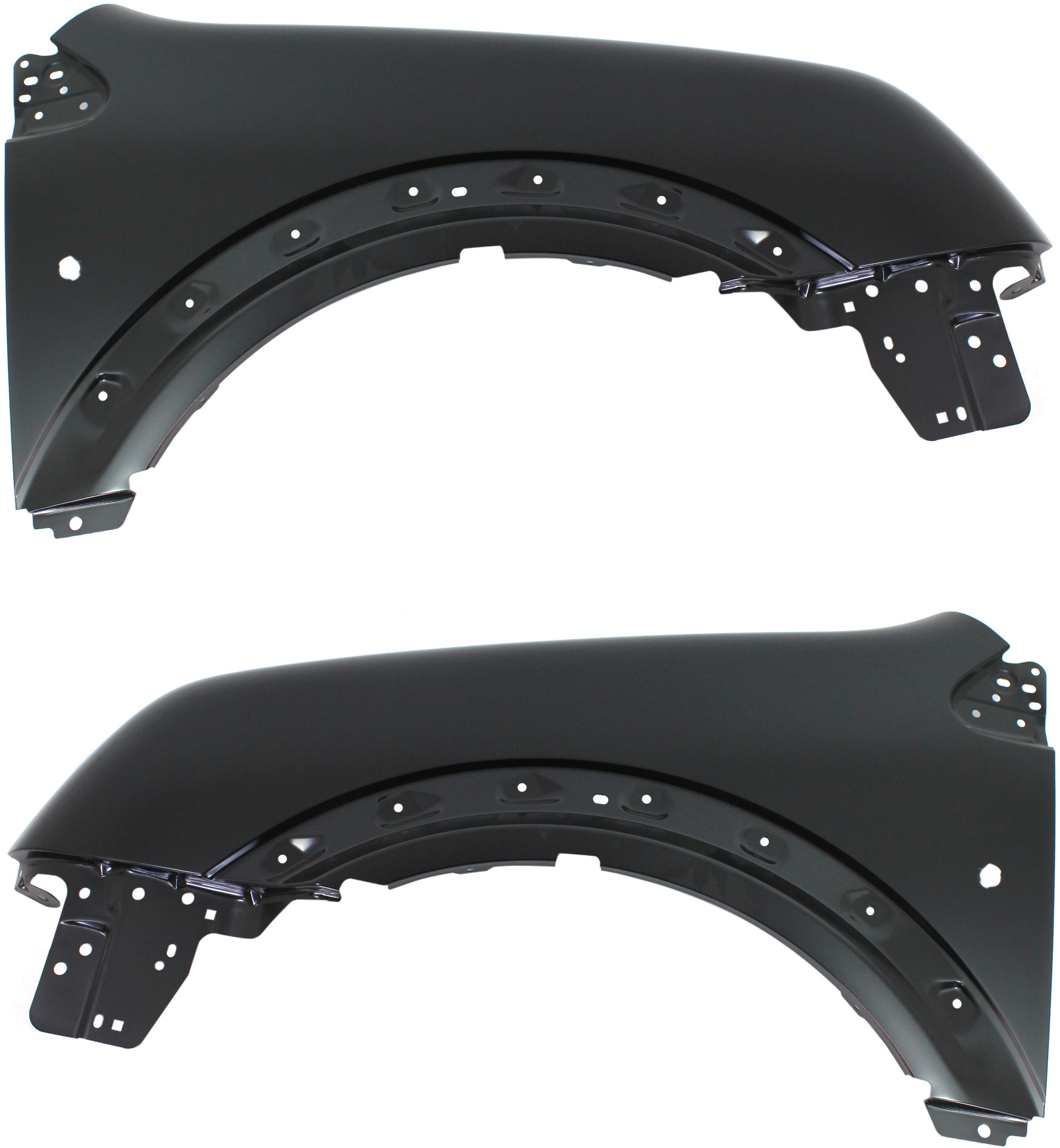 AM TRANSIT CONNECT 10-13 FRONT FENDER RH AND LH Primed w Signal Light Hole CAPA SKU SET REPF220107Q Partslink FO1241279C FO1240279C OEM 9T1Z16005A 9T1Z16006A
