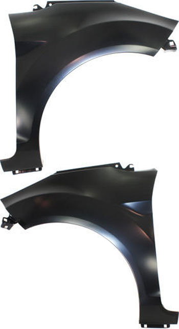 AM FIESTA 11-19 FRONT FENDER RH AND LH Primed Exc. ST Model Hatchback w o Rocker Moldings Sedan SKU SET REPF220123 Partslink FO1240278 FO1241278 OEM BE8Z16005A BE8Z16006A