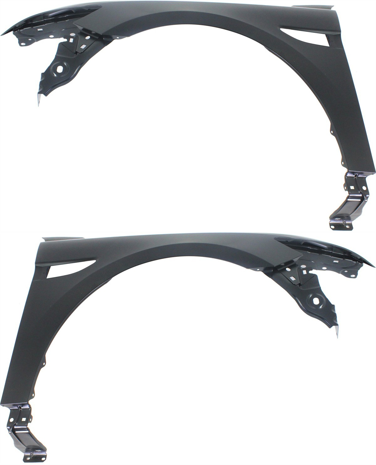 AM TAURUS 10-19 FRONT FENDER RH AND LH Primed Steel SKU SET REPF22013 Partslink FO1241277 FO1240277 OEM DG1Z16005B DG1Z16006B