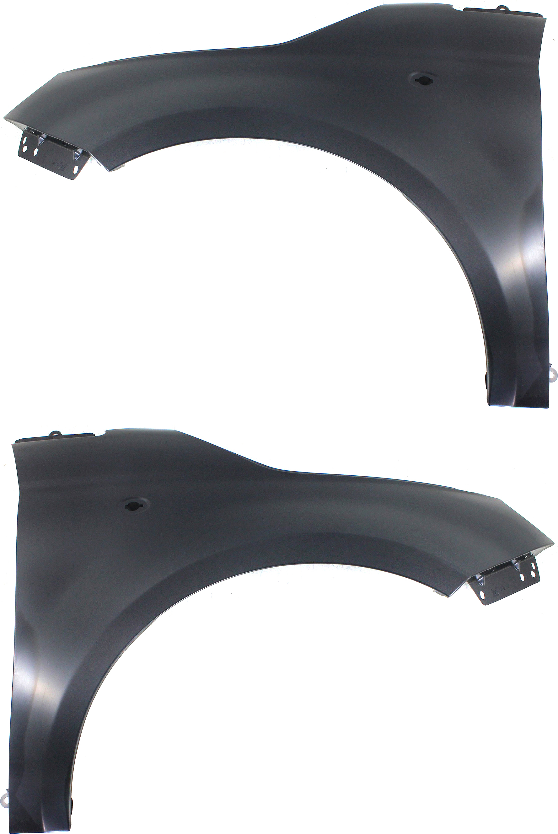 AM FIAT 500-12-19 FRONT FENDER RH AND LH Primed Hatchback Steel CAPA SKU SET REPF220175Q Partslink FI1241100C FI1240100C OEM 68070508AC 68070509AC