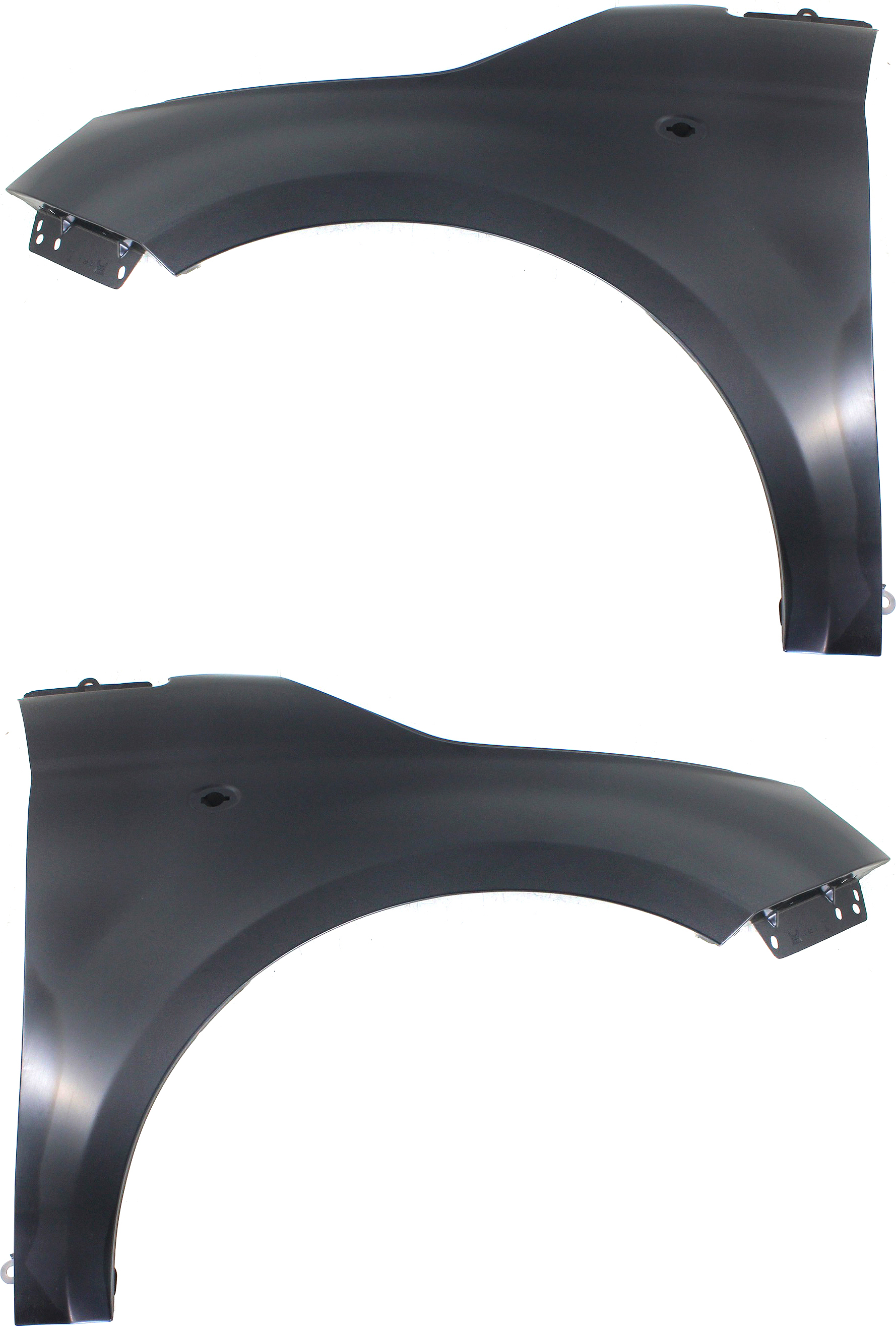 AM FIAT 500-12-19 FRONT FENDER RH AND LH Primed Hatchback Steel SKU SET REPF220175 Partslink FI1241100 FI1240100 OEM 68070508AC 68070509AC