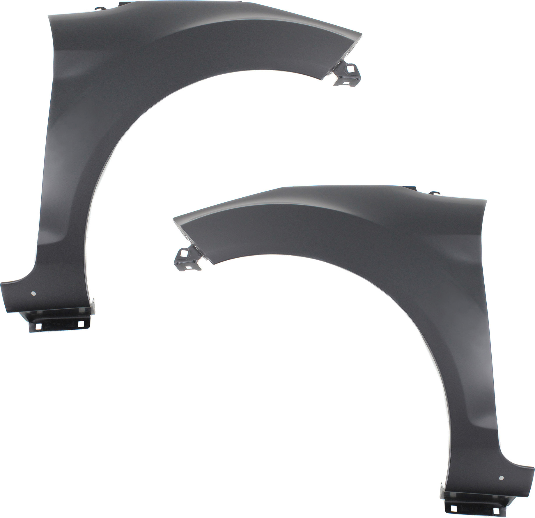 AM FIESTA 14-19 FRONT FENDER RH AND LH Primed Hatchback w Rocker Moldings CAPA SKU SET REPF220181Q Partslink FO1241292C FO1240292C OEM D2BZ16005A D2BZ16006A