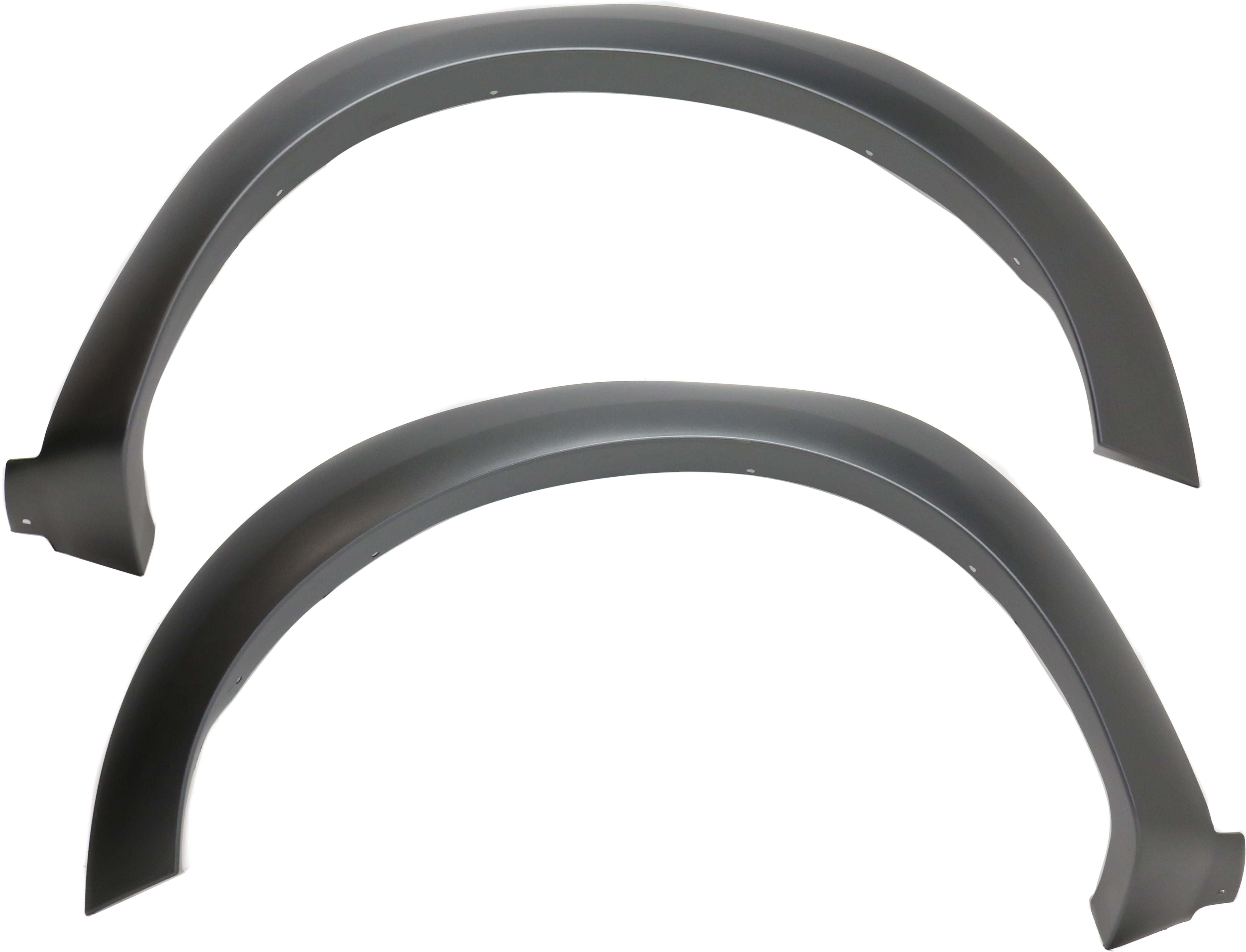 AM F 150-10-14 FRONT WHEEL OPENING MOLDING RH AND LH OE Style Primed Plastic SVT Raptor Model SKU SET REPF221323 Partslink FO1291129 FO1290129 OEM AL3Z16038A AL3Z16039A