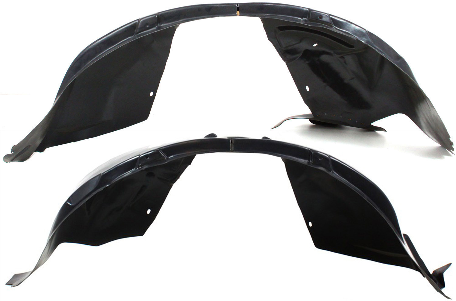 AM TAURUS X 08-09 FRONT FENDER LINER RH AND LH SKU SET REPF222105 Partslink FO1249134 FO1248134 OEM 8F9Z16102A 8F9Z16103A