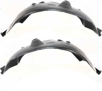 AM F SERIES SUPER DUTY 08-10 FRONT FENDER LINER RH AND LH 5.4L 6.8L Eng Standard Extended Crew Cab SKU SET REPF222107 Partslink FO1249135 FO1248135 OEM 8C3Z16054C 8C3Z16055C