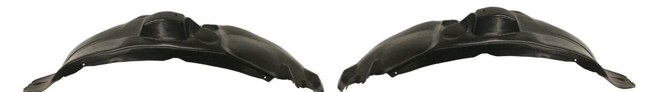 AM F 150-09-14 FRONT FENDER LINER RH and LH Exc 3.5 L Eng. SKU SET REPF222109 Partslink FO1249138 FO1248138 OEM 9L3Z16102A 9L3Z16103A