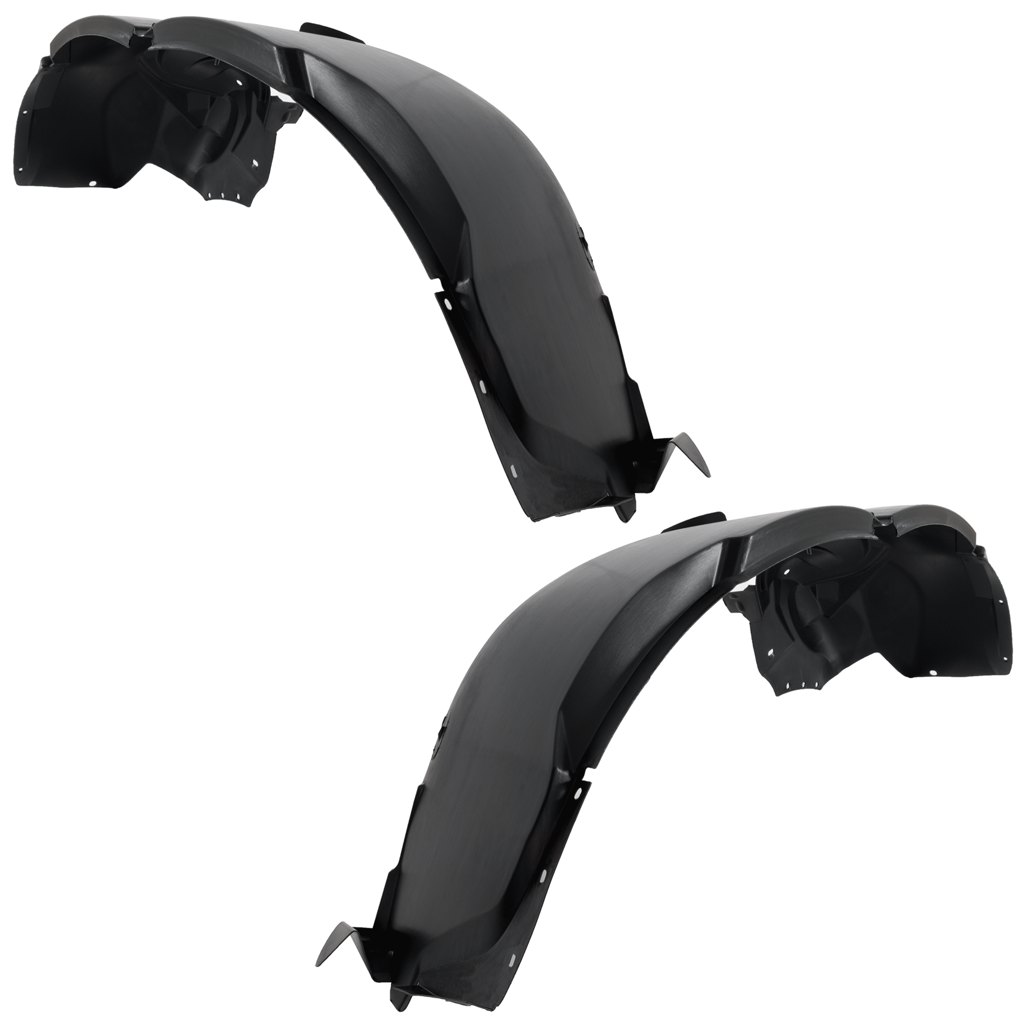 AM FLEX 09-19 FRONT FENDER LINER RH AND LH Plastic Injecion Form To 8-30-16 CAPA SKU SET REPF222111Q Partslink FO1248139C FO1249139C OEM 8A8Z16102A 8A8Z16103A