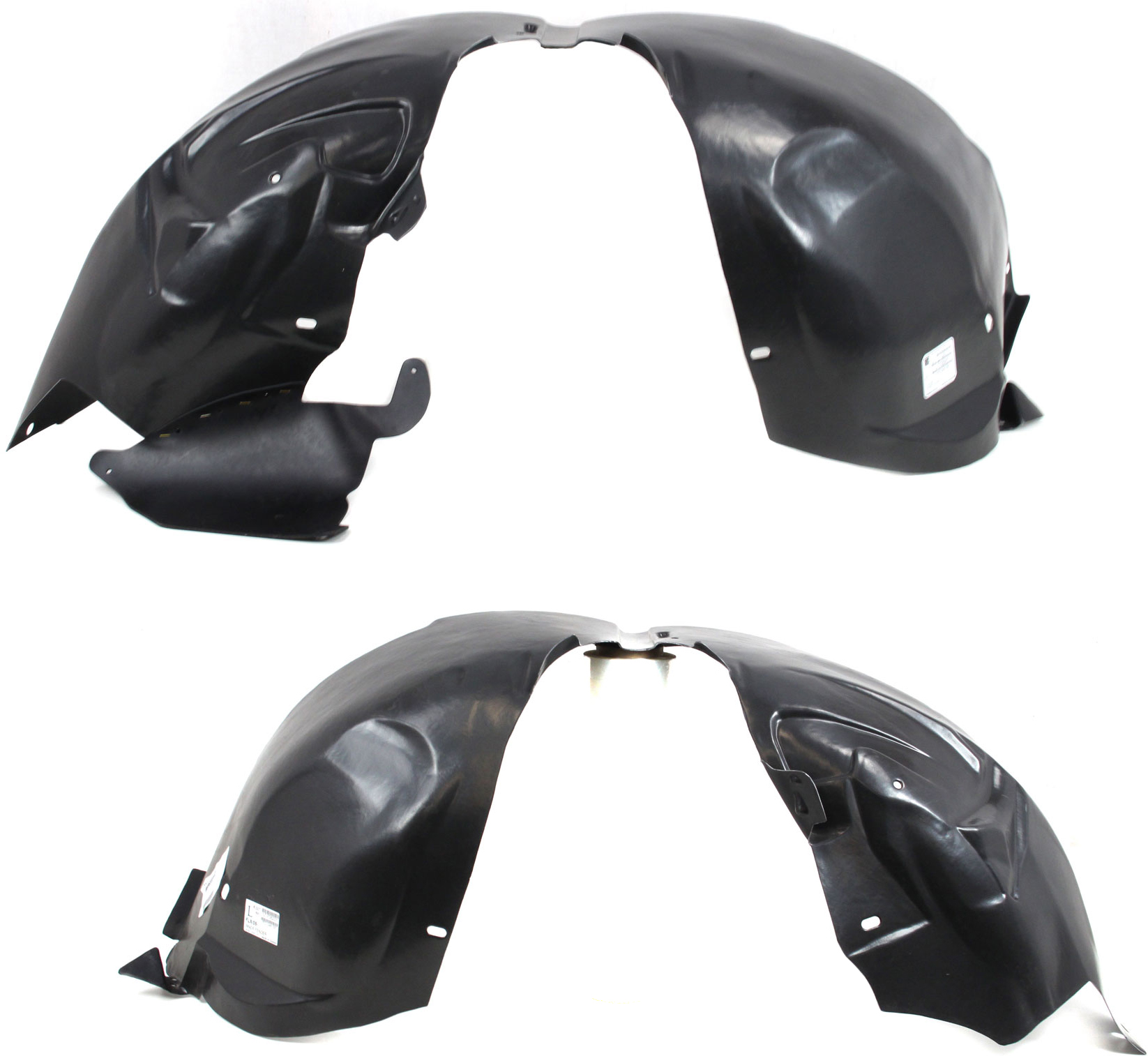 AM FLEX 09-19 FRONT FENDER LINER RH AND LH To 8-30-16 SKU SET REPF222111 Partslink FO1248139 FO1249139 OEM 8A8Z16102A 8A8Z16103A