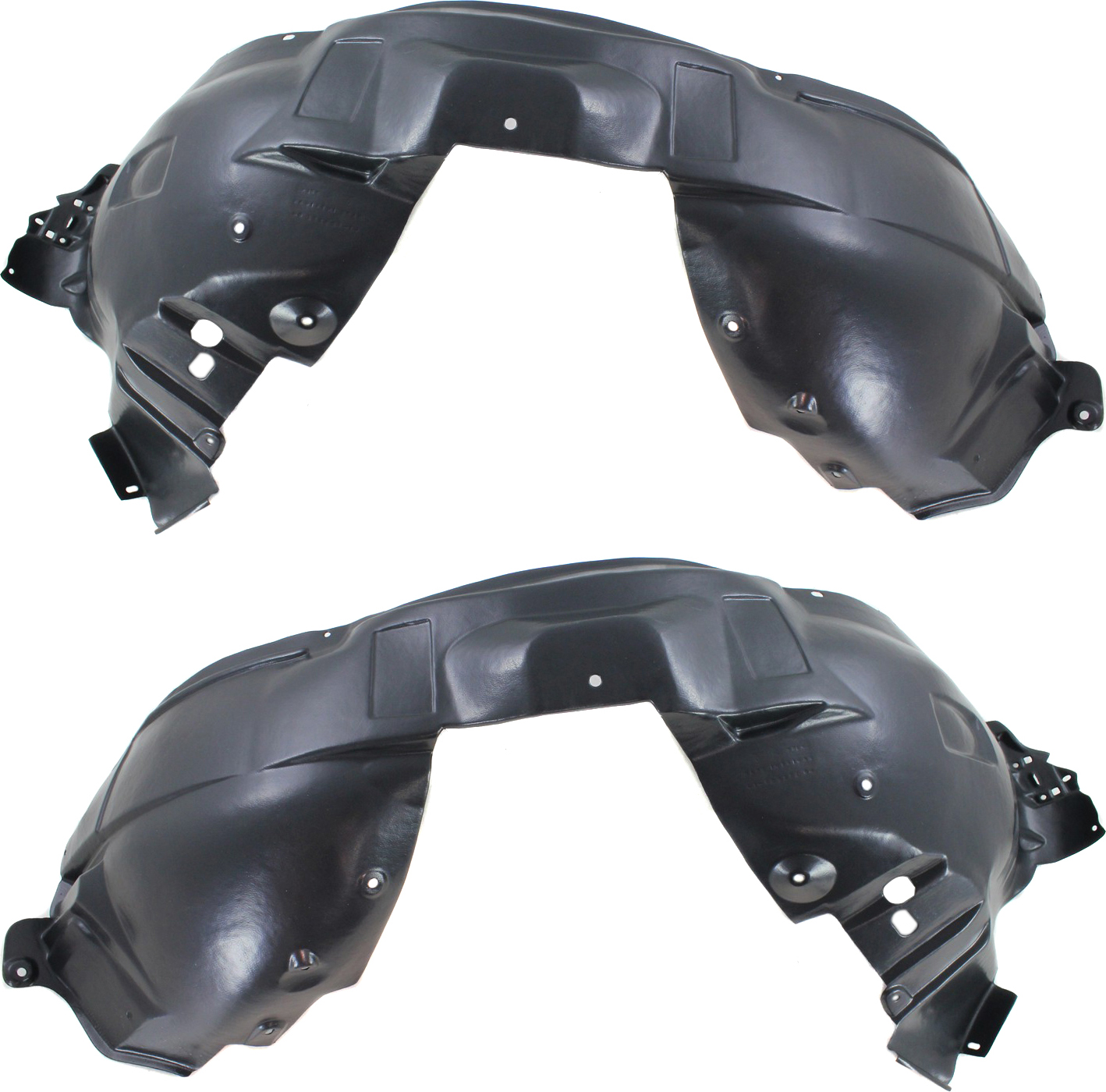 AM EDGE 11-14 MKX 11-15 FRONT FENDER LINER RH AND LH SKU SET REPF222127 Partslink FO1248154 FO1249154 OEM CT4Z16102B CT4Z16103B