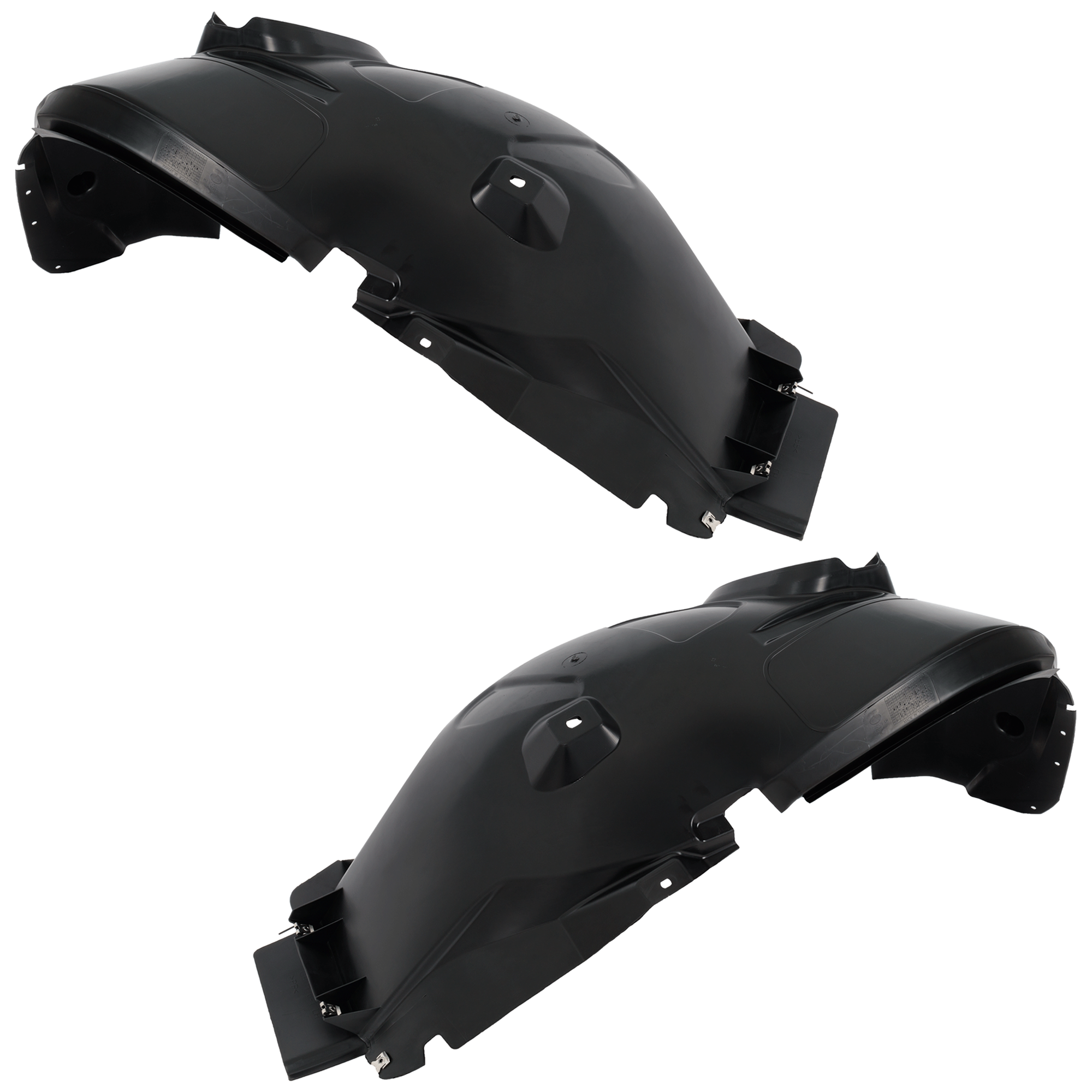 AM FOCUS 12-18 FRONT FENDER LINER RH AND LH S SE Models Plastic Injection Form CAPA SKU SET REPF222137Q Partslink FO1249160C FO1248160C OEM AM5Z16102A AM5Z16103A