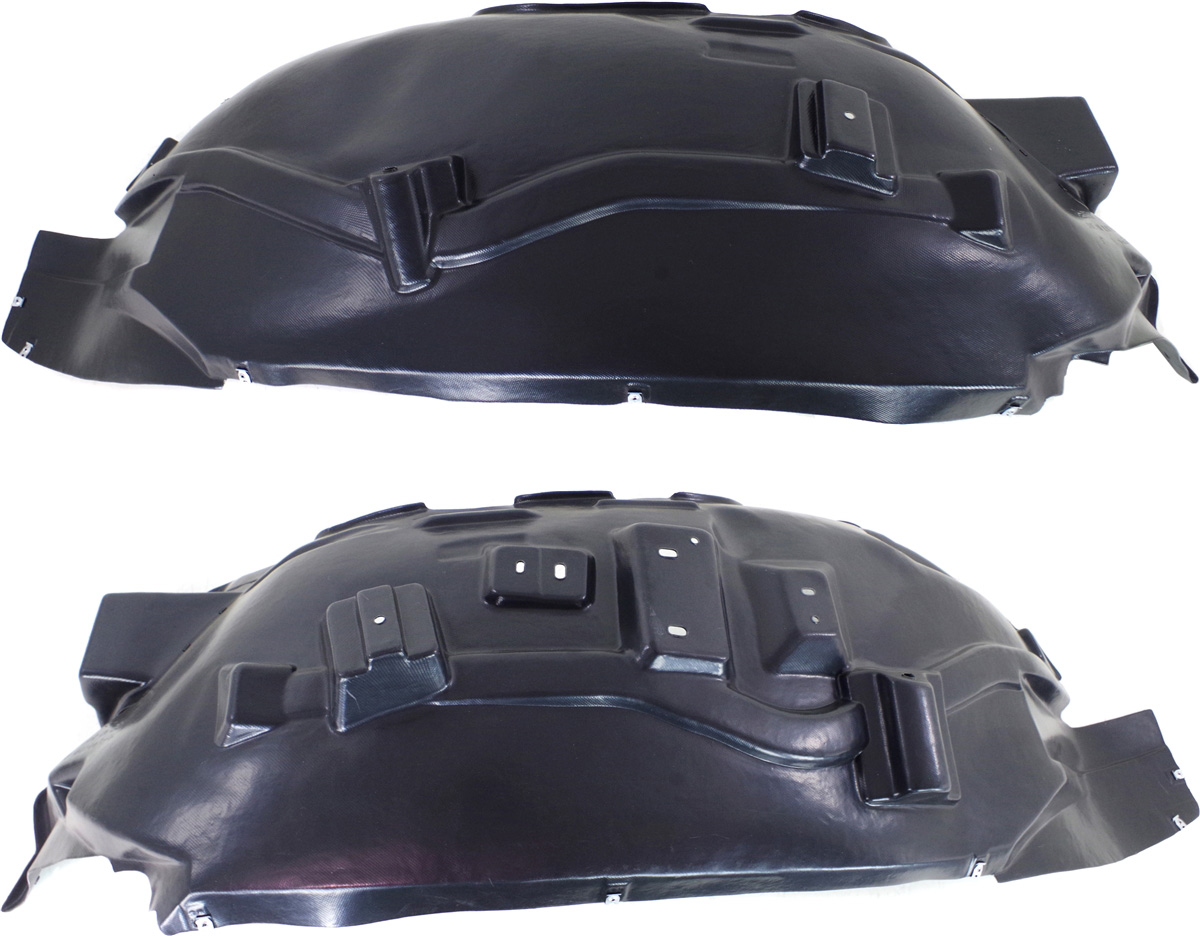 AM F 150-15-20 FRONT FENDER LINER RH AND LH 3.5-5.0L Non Turbo SKU SET REPF222153 Partslink FO1249164 FO1248164 OEM FL3Z16102C FL3Z16103C