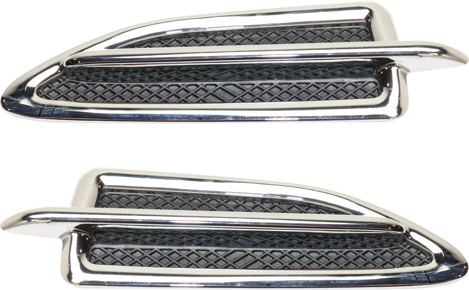 AM ESCAPE 13-14 FENDER MOLDING RH AND LH SKU SET REPF224119 Partslink FO1267100 FO1266100 OEM CJ5Z16228AB CJ5Z16228AA