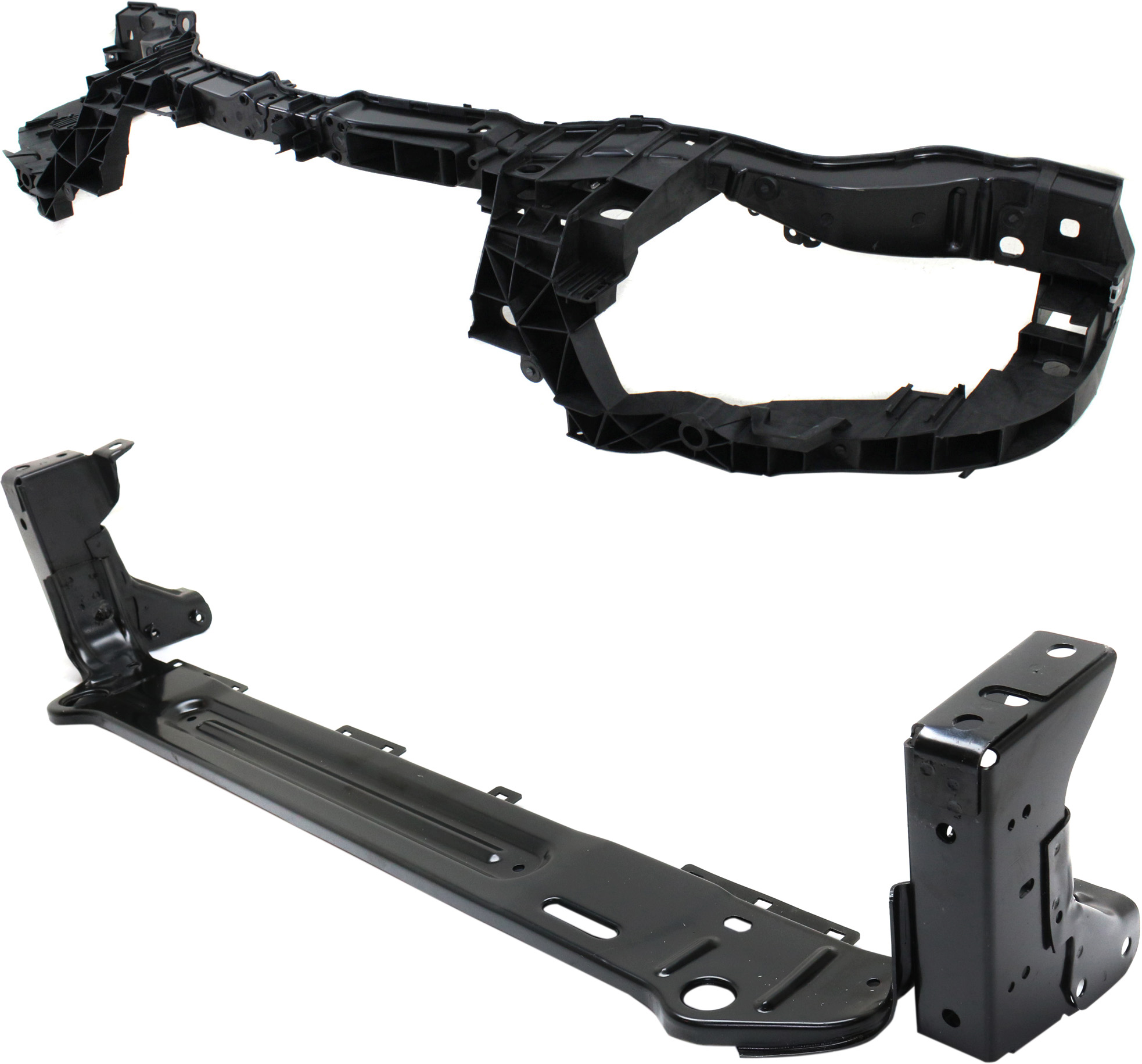 AM C MAX 13-18 RADIATOR SUPPORT UPPER AND LOWER Steel SKU SET REPF250119-2 Partslink FO1225216 FO1225221 OEM CJ5Z8A284A FV6Z5810812A