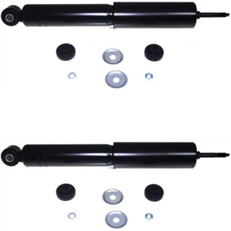 AM F 250-80-99 F 350-80-97 FRONT SHOCK RH AND LH Gas Charged Twin tube Set of 2 SKU SET REPF280103-2 OEM 6L5Z18125ACA 1L5Z18125AA