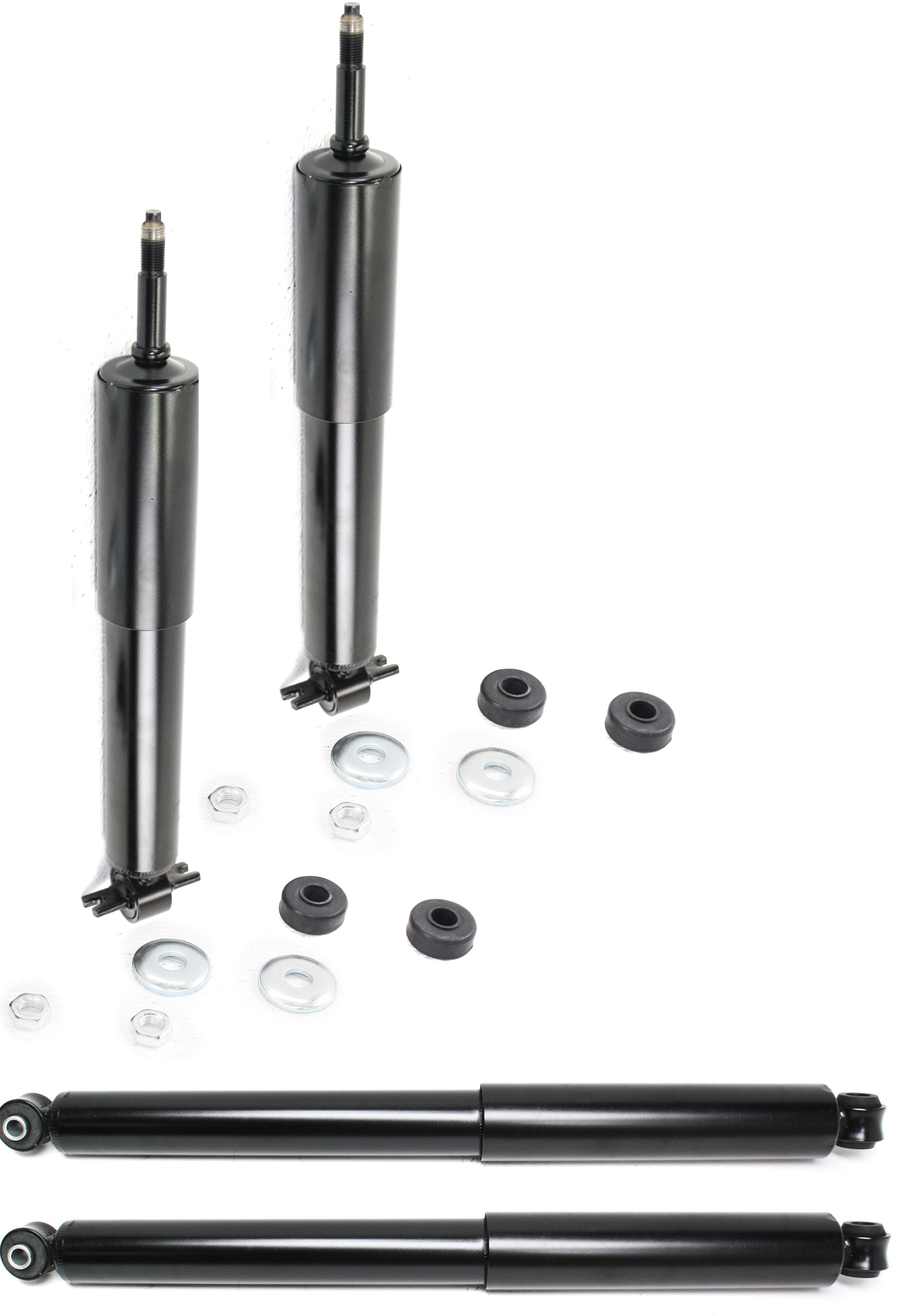 AM RANGER 98-09 B3000-98-07 FRONT AND REAR SHOCK RH AND LH Gas Charged Twin tube Set of 4 SKU SET REPF280111-4 OEM 1F6628700-1F7428700A 37153-8L5