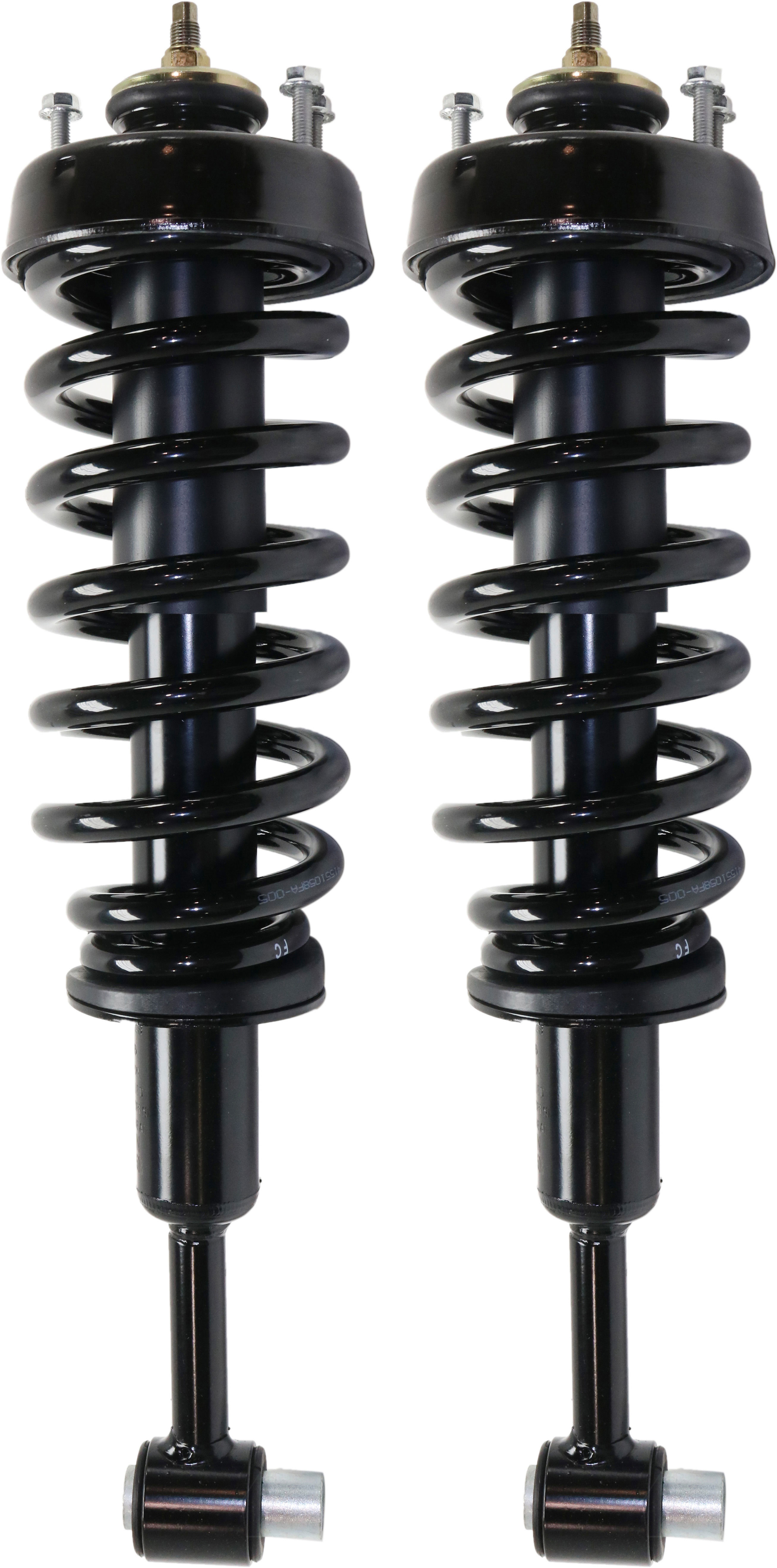 AM EXPLORER MOUNTAINEER 04-05 FRONT FULLY LOADED STRUT RH AND LH Gas Charged Twin tube Set of 2 SKU SET REPF280503-2 OEM 5L2Z18125CA 5L2Z18124AB