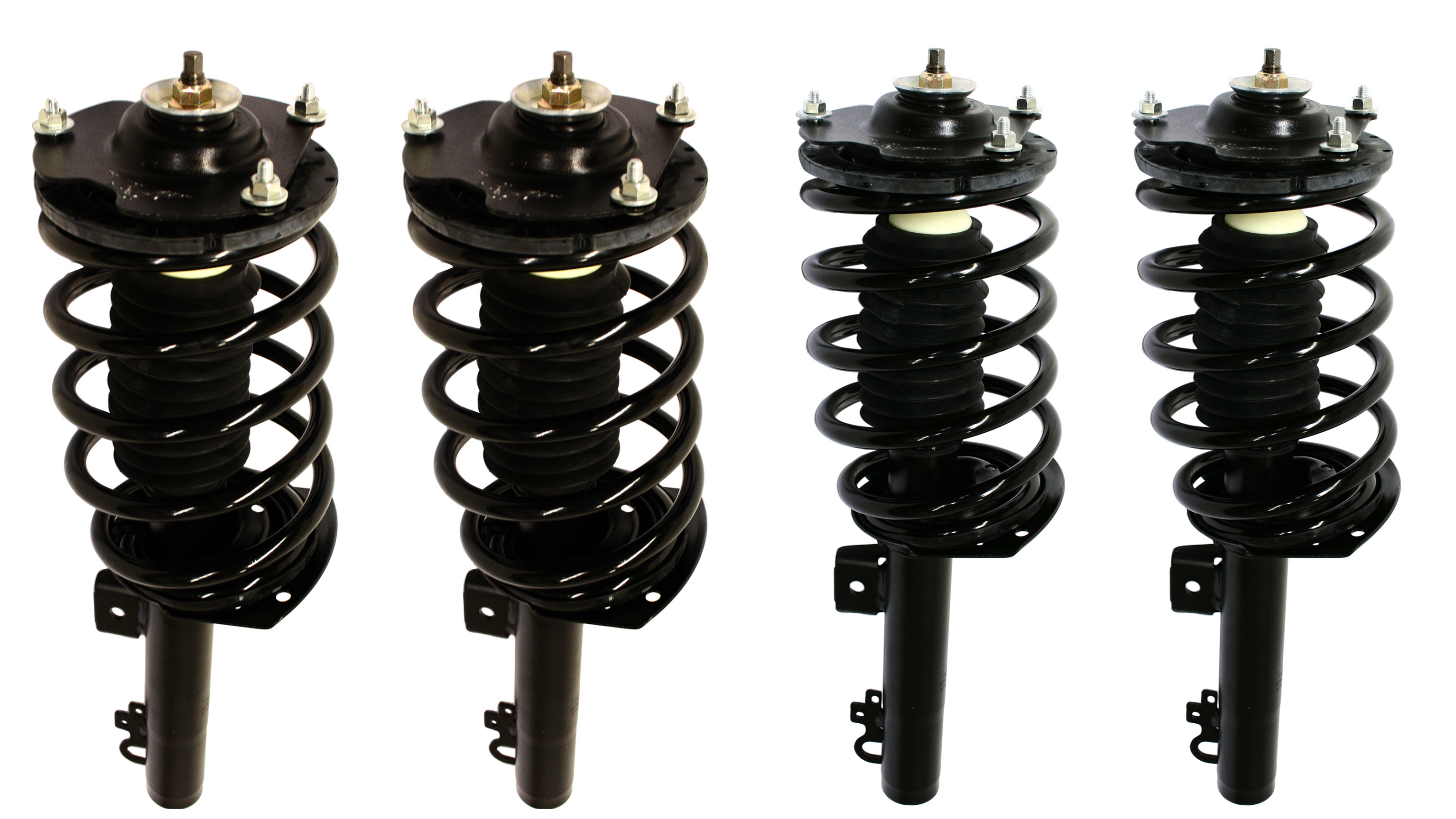 AM TAURUS 96-07 SABLE 96-05 FRONT AND REAR FULLY LOADED STRUT RH AND LH Gas Charged Twin tube Set of 4 SKU SET REPF280506-4 OEM 3F1Z18124CA 3F1Z18124CB 3F1Z18