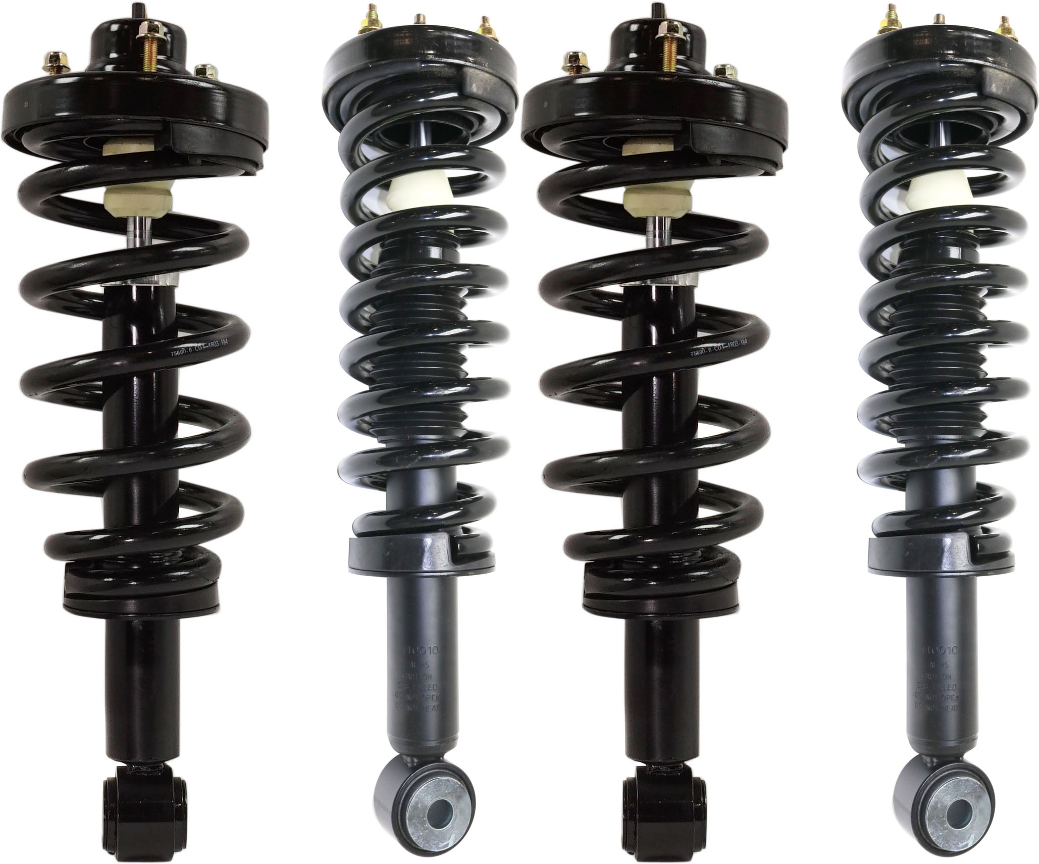 AM EXPEDITION NAVIGATOR 10-13 FRONT AND REAR FULLY LOADED STRUT RH AND LH Set of 4 SKU SET REPF280536-4 A OEM AL1Z18125G AL1Z18125F AL1Z1812