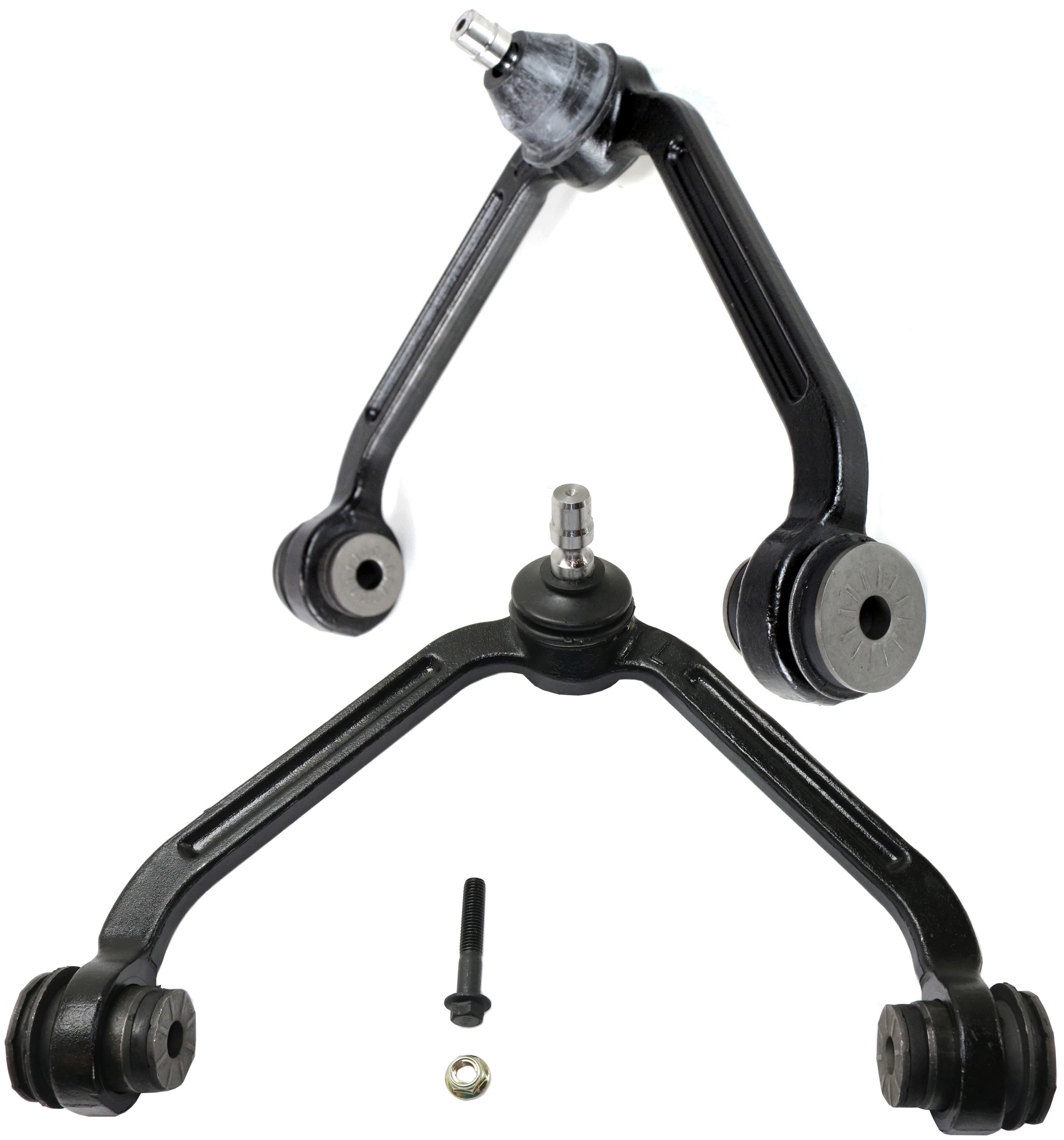 AM EXPLORER 95-01 RANGER 98-11 FRONT CONTROL ARM RH AND LH Upper w Ball Joint and Bushing Set of 2 SKU SET REPF281519 OEM 2L5Z3082AA 3L5Z3084AA 6L5Z3084
